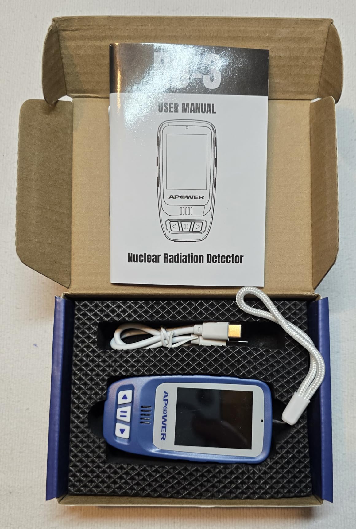 Geiger Counter Nuclear Radiation Detector Beta Gamma X-ray | Portable Handheld Dosimeter, Radiation Monitor Meter for Home, Lab, and Emergency Detection customer photo 1