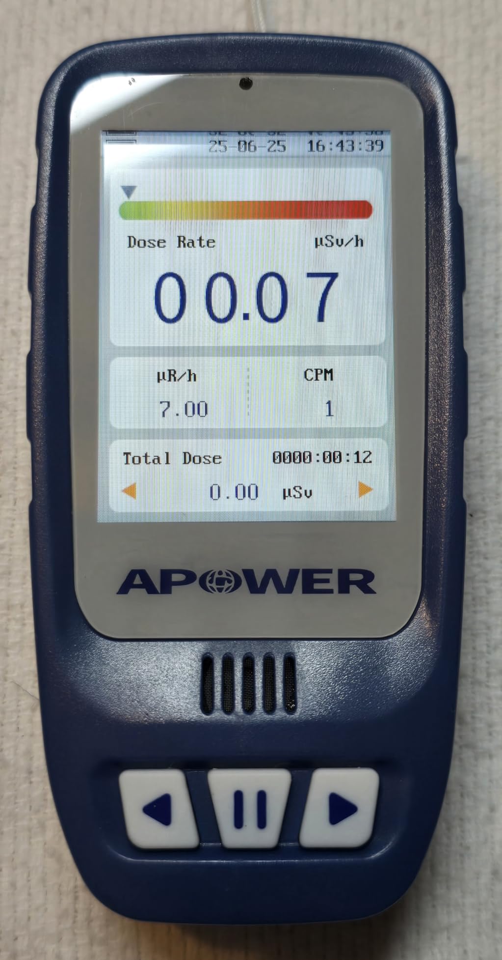 Geiger Counter Nuclear Radiation Detector Beta Gamma X-ray | Portable Handheld Dosimeter, Radiation Monitor Meter for Home, Lab, and Emergency Detection customer photo 2