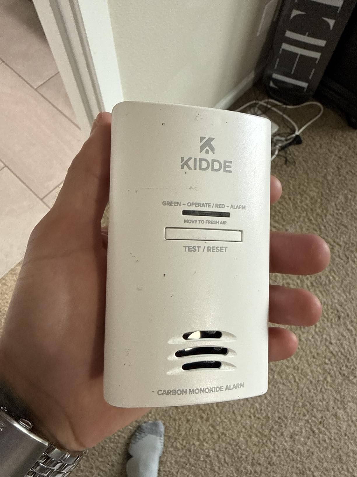 Kidde Carbon Monoxide Detector, Plug-in Carbon Monoxide Detector with AA Battery Backup, 85 dB Alarm, LED Status Light Indicators, 3rd Edition customer photo 2