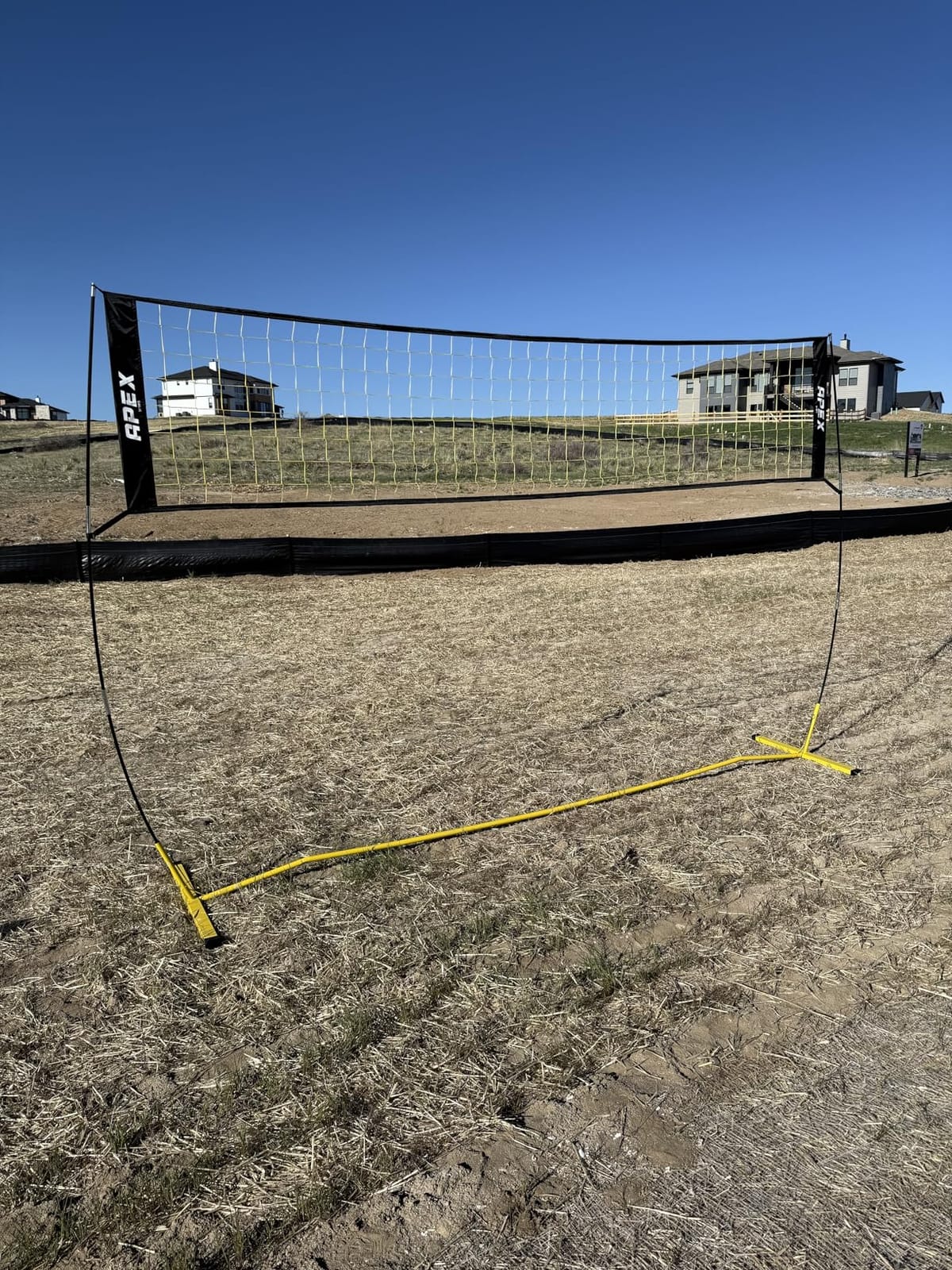 Volleyball Net Training - 12' Wide, Portable Adjustable Height 7.4' to 8' - Includes Ground Stakes, Carry Bag - Indoor & Outdoor Use, Designed by Pro Athletes for Peak Performance customer photo 2