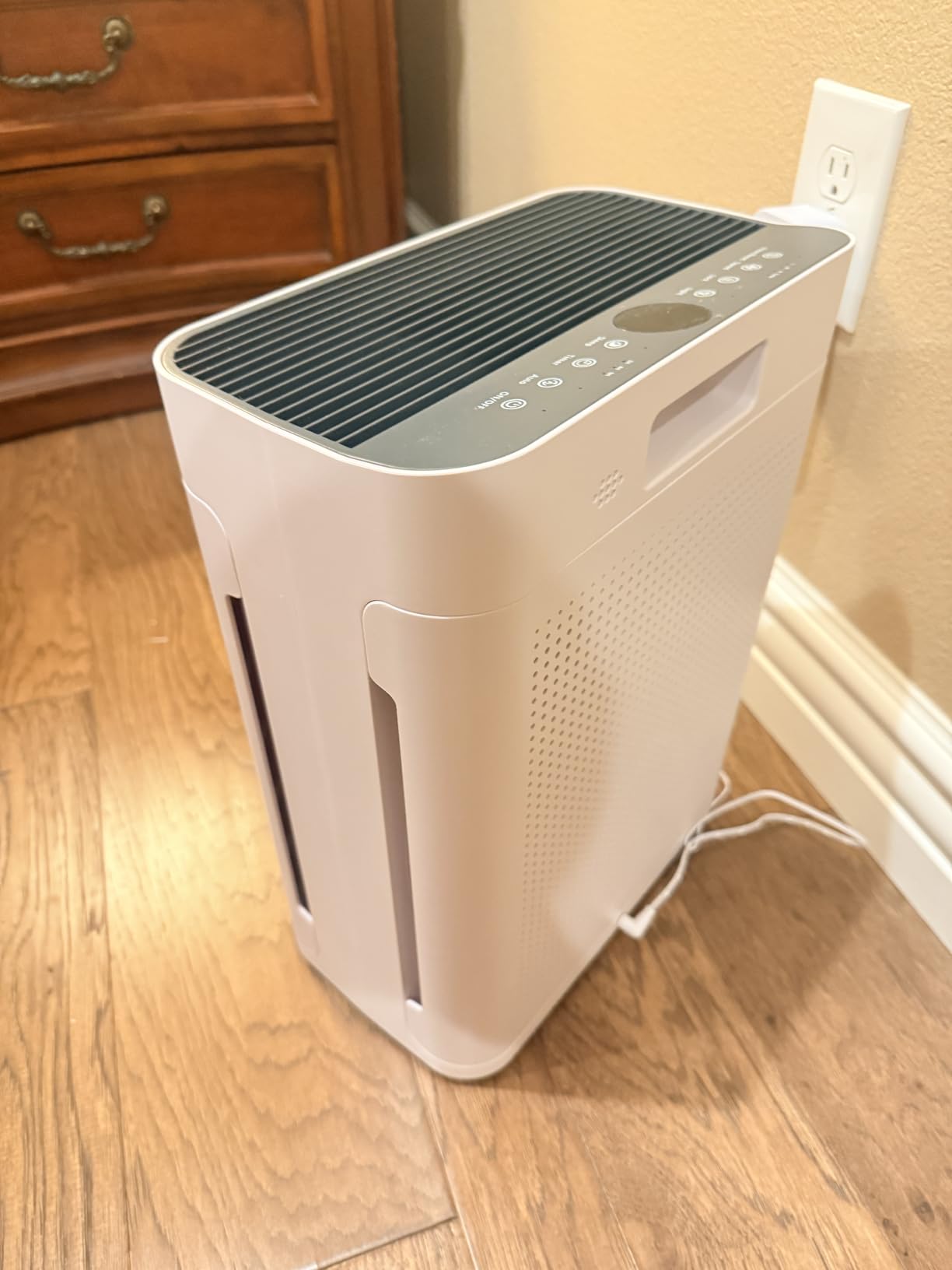 LUNINO Air Purifiers for Home Bedroom Large Room up to 3000sq.ft in 30 Mins | HEPA Double-Sided Air Cleaner with Washable Filter, PM2.5 Air Quality Display customer photo 1