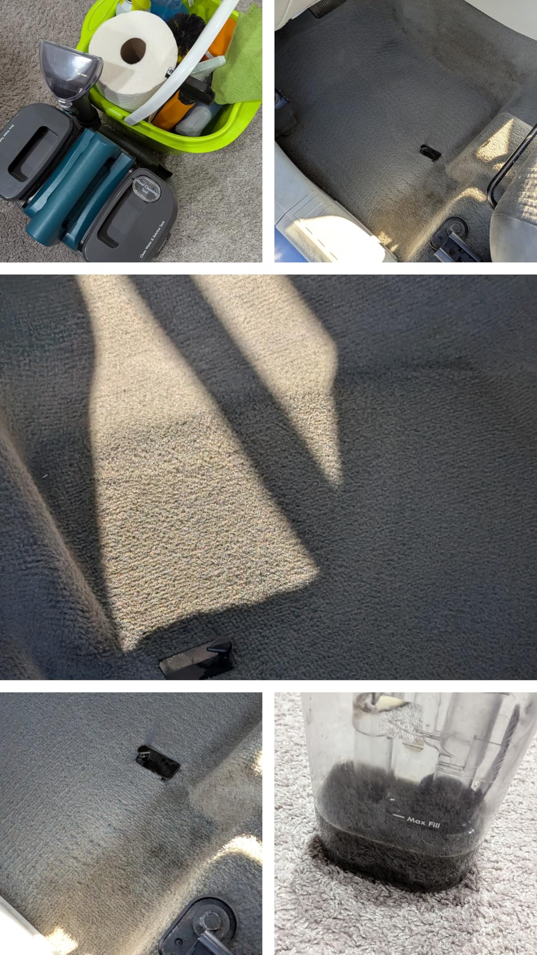 Kenmore 24V Cordless Portable Carpet & Upholstery Spot Cleaner Machine | 16Kpa Power Suction, 55Mins Runtime with Hose Cleaning Tool for Car, Pets, Area Rugs & Couches - KW1090 customer photo 2