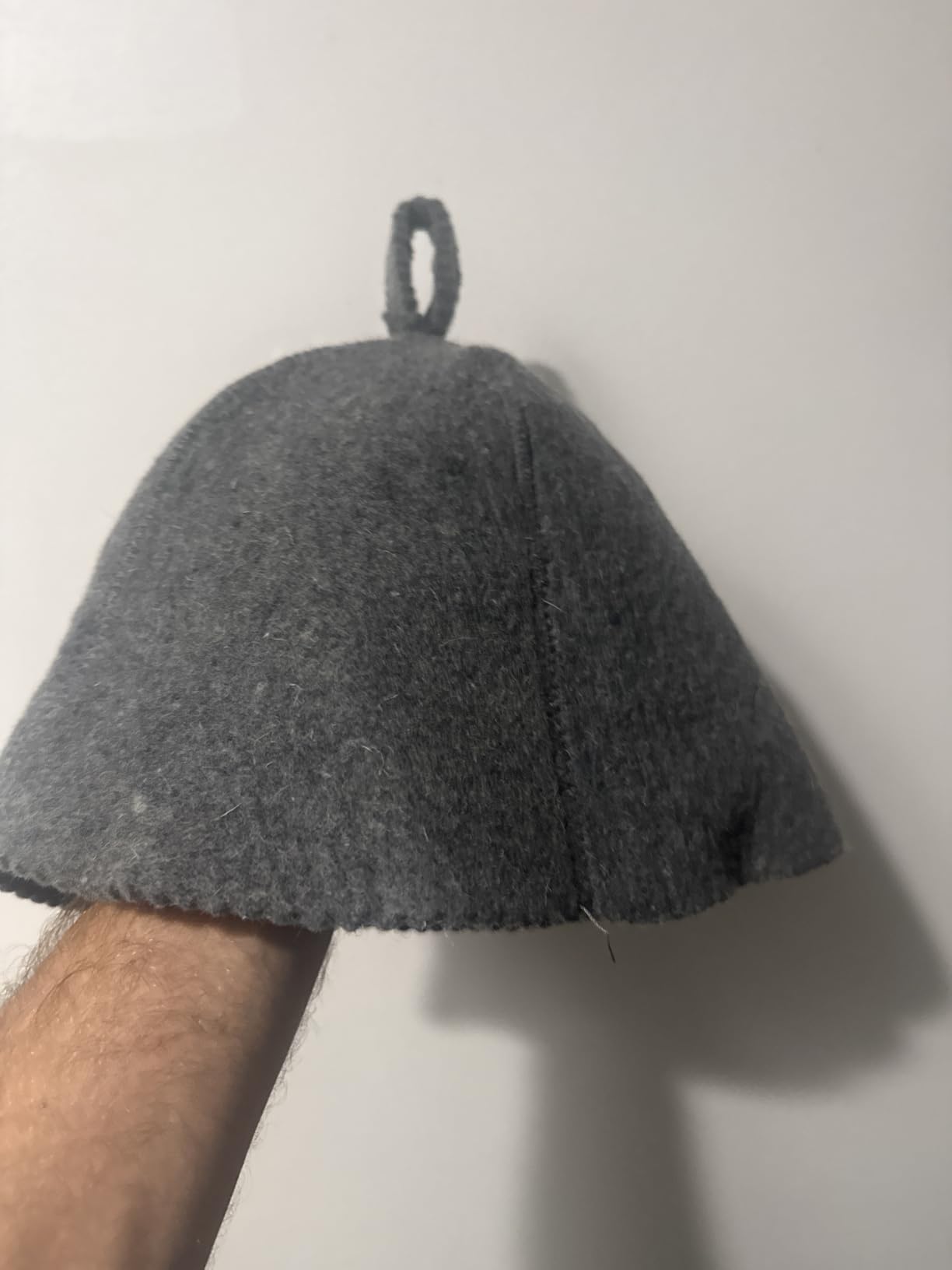 Premium Sauna Hat - 100% Natural Wool, Handmade Sauna Headwear for Men and Women - Eco-Friendly, Breathable customer photo 2