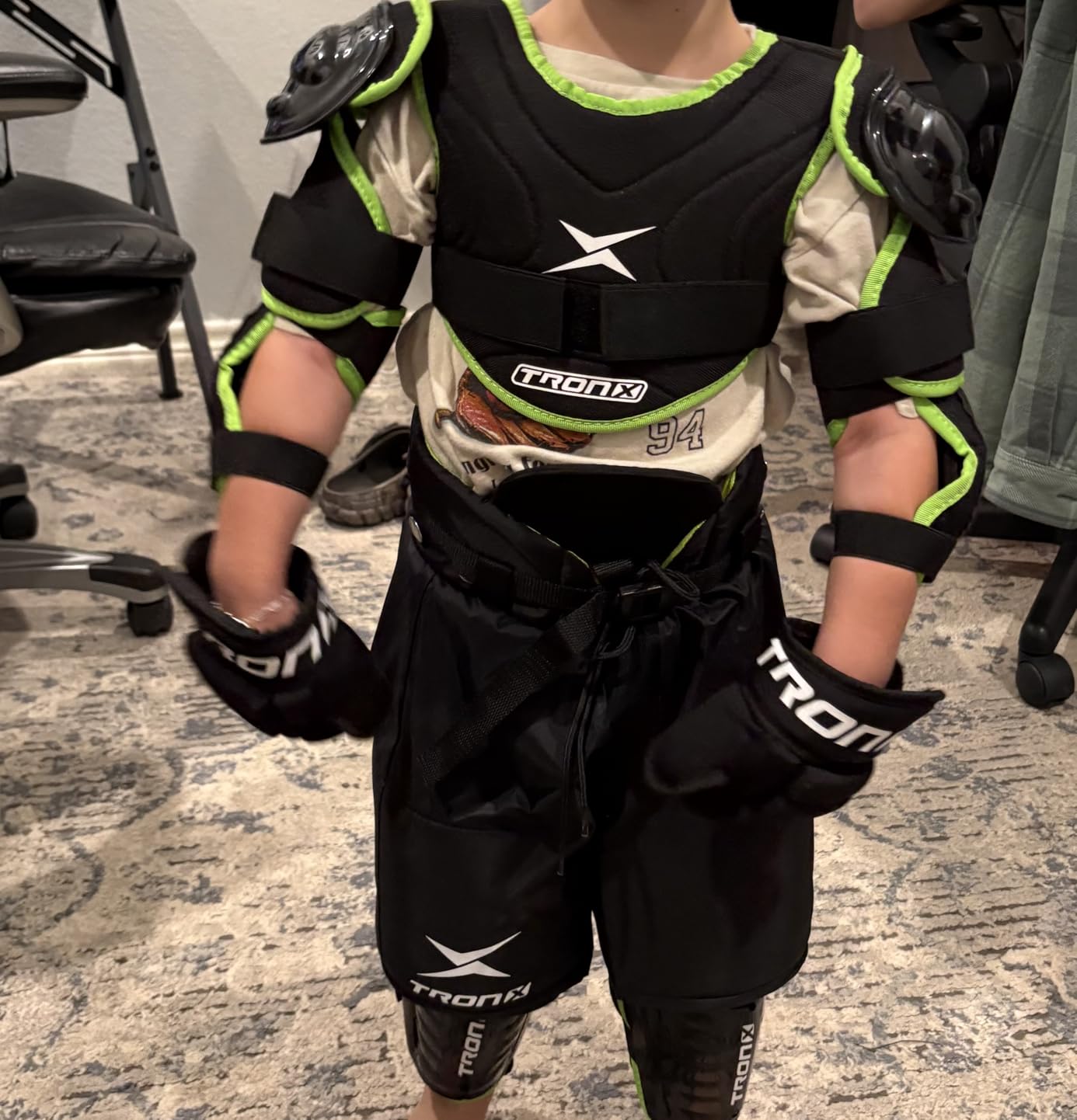 TronX Hockey Protective Gear Set - Ice Hockey Equipment with Bag - Youth Hockey Gear Kit customer photo 1