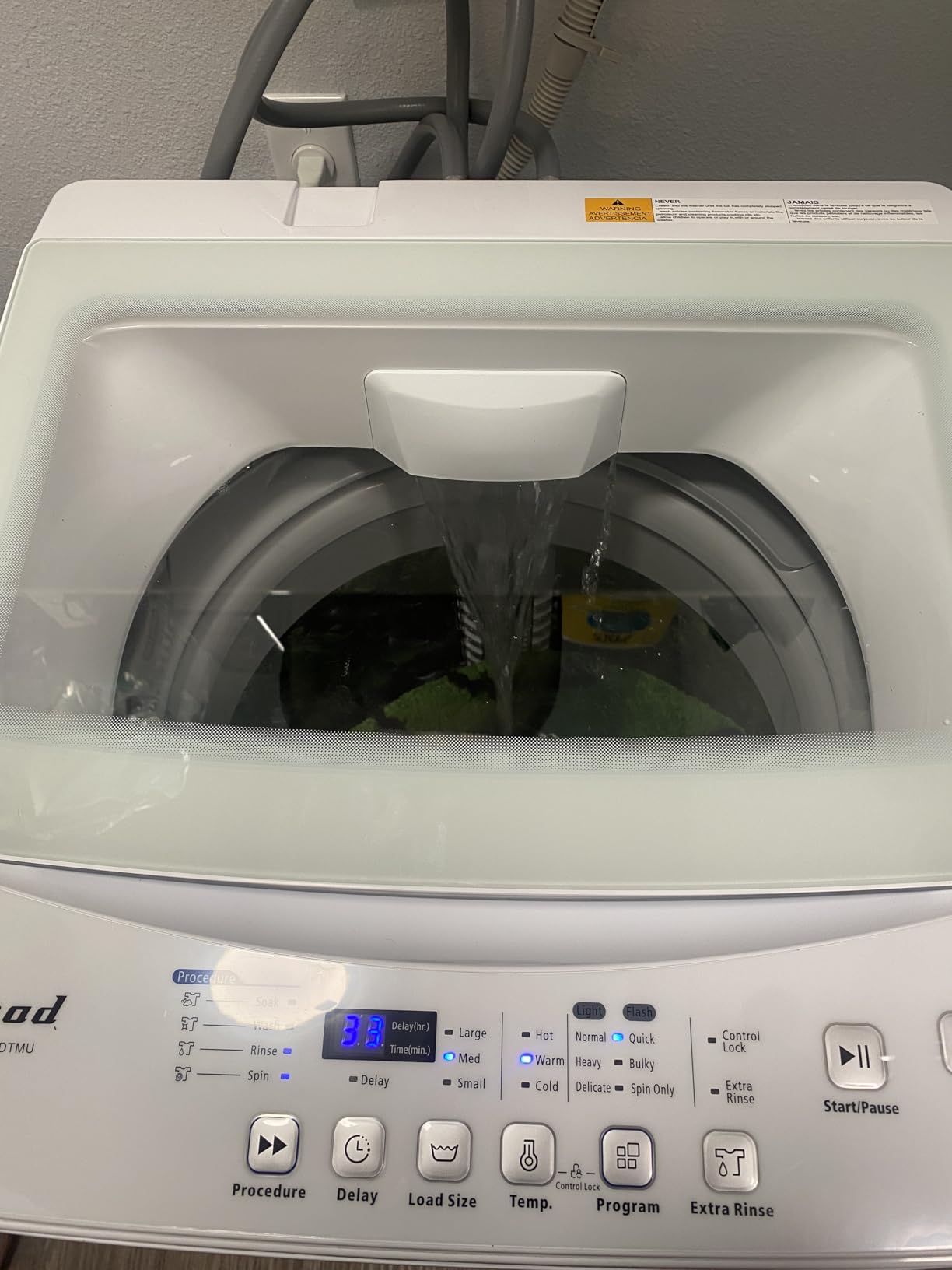 Washer and Dryer Combo, 120V All In One Ventless Compact 2.7 Cu.ft 24 Inch Large Capacity, Lavadora y Secadora 2 in 1 for RV Apartment Home customer photo 2