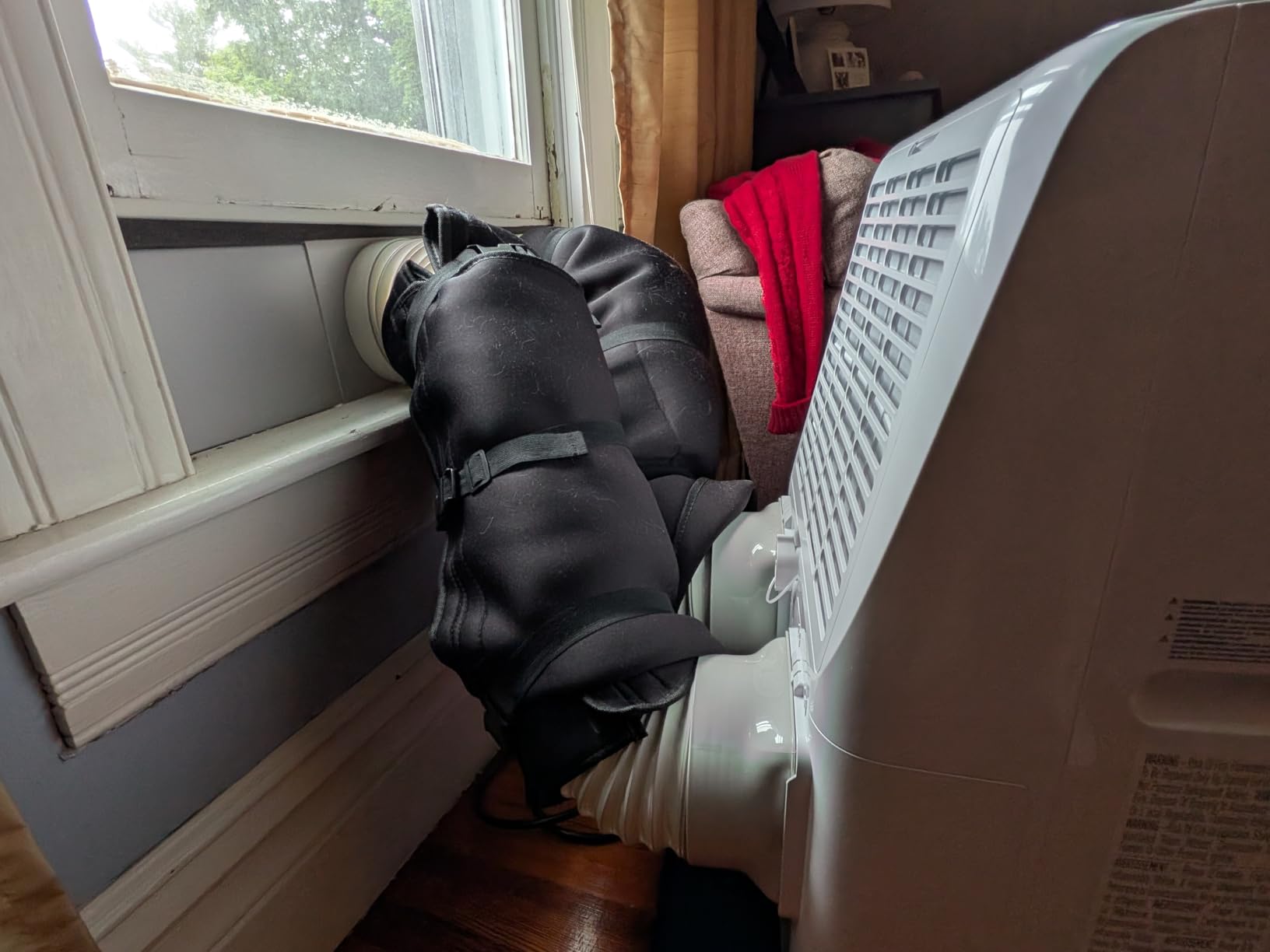 Gasbye Dual Hose Portable Air Conditioner, [2026 Upgraded] Full DC Inverter Compressor, Energy-Saving 13.6 CEER, Low Noise (45dB), Cools Room up to 500 Sq.Ft., Backlit Remote Control, 14,000BTU, White customer photo 1