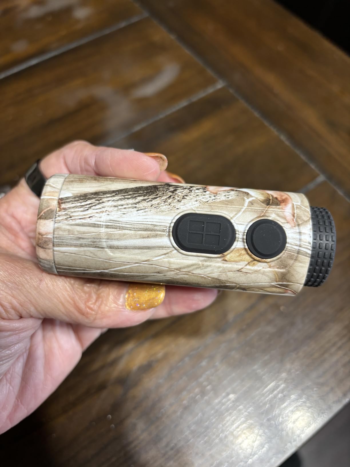 Hunting Range Finder 3280 Yards, CIGMAN Rechargeable Laser Rangefinder 6X Magnification, 7 Modes Rangefinder with Slope, Distance, Angle, Speed, Scan, Waterproof Hunting Gear for Hunter (Camo) customer photo 2