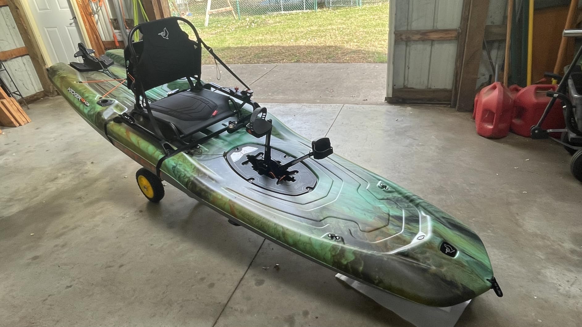 Pelican Catch Kicker 110 HDII - Sit on top Fishing Angler Pedal Kayak - Amazonia - HyDryve II Pedal System - Stable - 11 ft customer photo 2