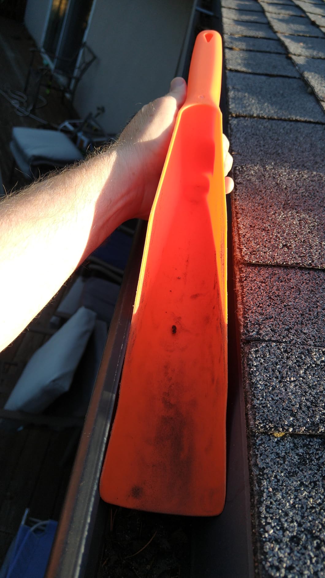 Gutter Scoop Cleaning Tools - Easy Removal of Leaves and Dirt - Deep Curved Gutter Scooper Shovel for Leaves & Debris customer photo 1