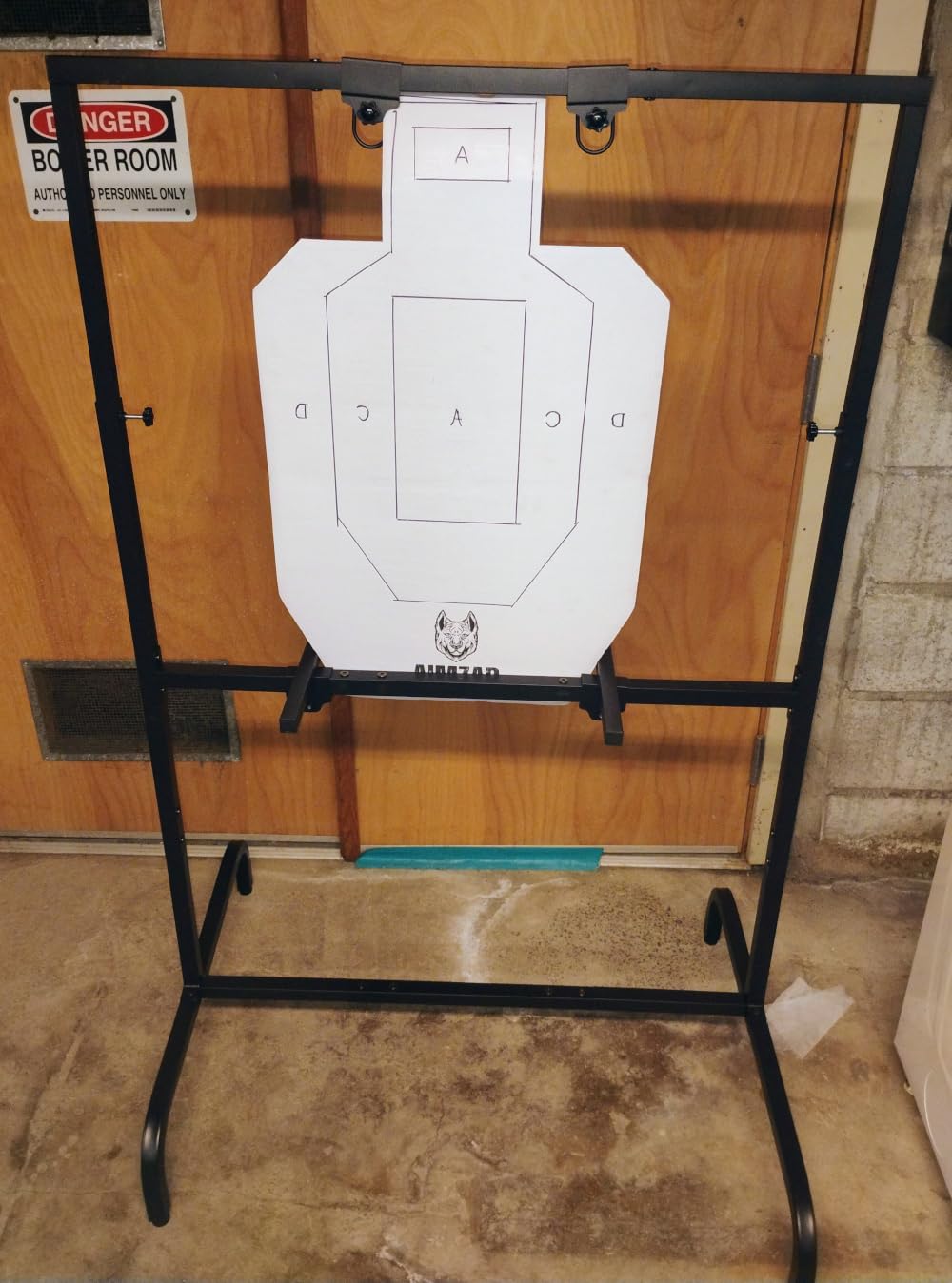 Adjustable Archery Target Stand, Portable Shooting Target Holder for Foam, 3D, Straw Archery Targets, Hunting Bow and Arrow, Raised Leg Design for Indoor/Outdoor Shooting Range Practice customer photo 1