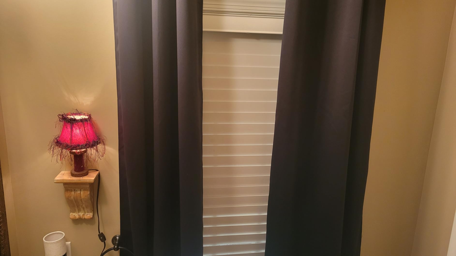 MIULEE Blackout Curtains for Bedroom 2 Panels 40 x 63 Inch Long Dark Grey | Thermal Insulated, Living Room Darkening Grommet Drapes, Noise Reducing, Light Blocking Window Treatments customer photo 2