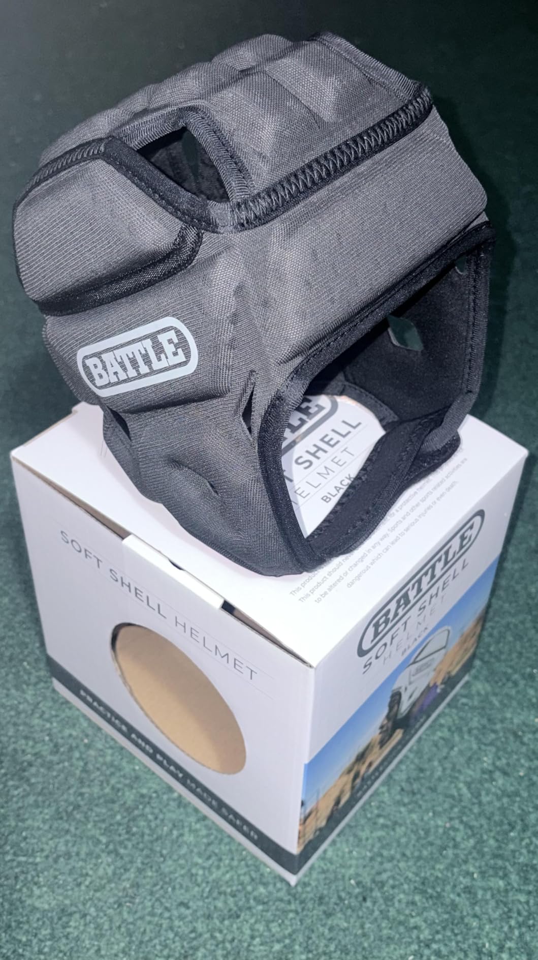 Battle Premium Softshell Helmet - Padding system absorbs impact, lightweight protective design customer photo 2