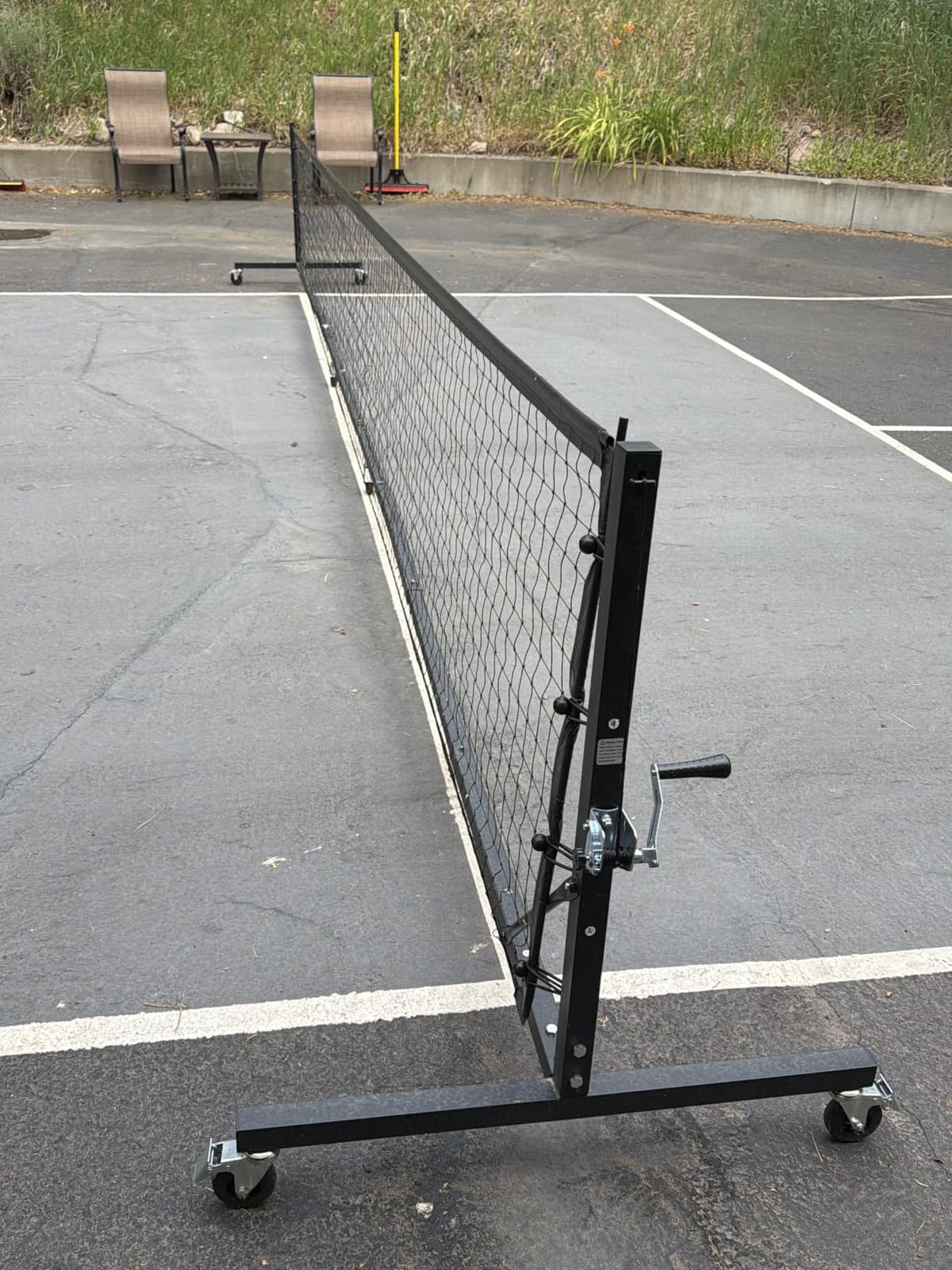 Pro Pickleball Net - Hand Winch Tension System, 22ft Tournament-Grade, Anti-Sag, Locking Wheels, Heavy-Duty Frame, Easy Setup, Portable and Carry Bag Included customer photo 2