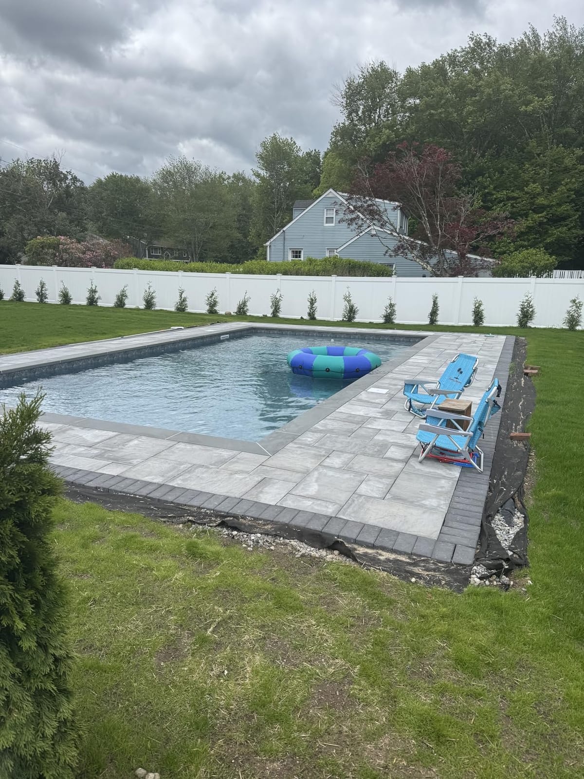 Inflatable Water Trampoline for Lake, 6FT/10FT/12FT/15FT Recreational Floating Water Bouncer with 500W Electric Inflator & Rope Ladder, Kids Adults Portable Pool Trampoline Swim Platform customer photo 1
