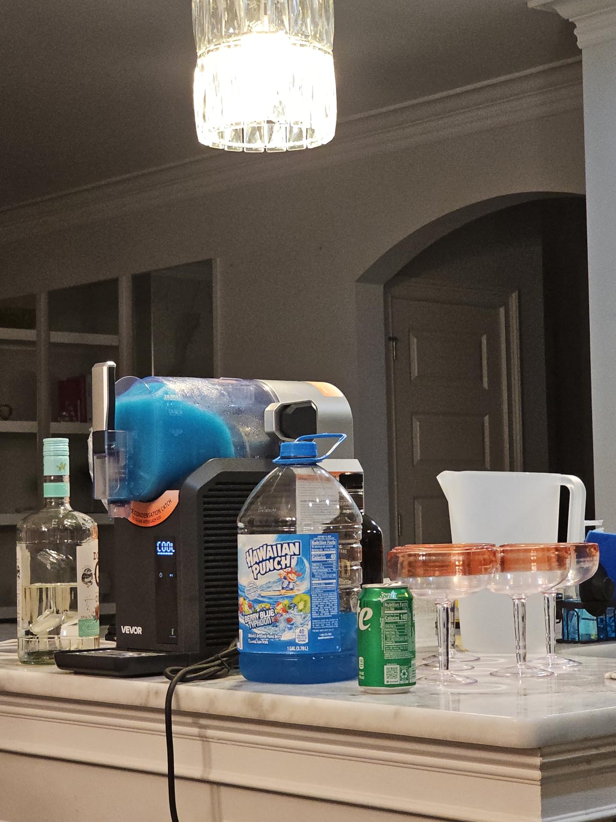 VEVOR Commercial Slushie Machine 15Lx3 Triple Tank Margarita Drink 180Cups | For Party Restaurants Cafe Bars, Smoothie Frozen Drink Maker with Automatic Cleaning, Independent Control, Stainless Steel customer photo 1