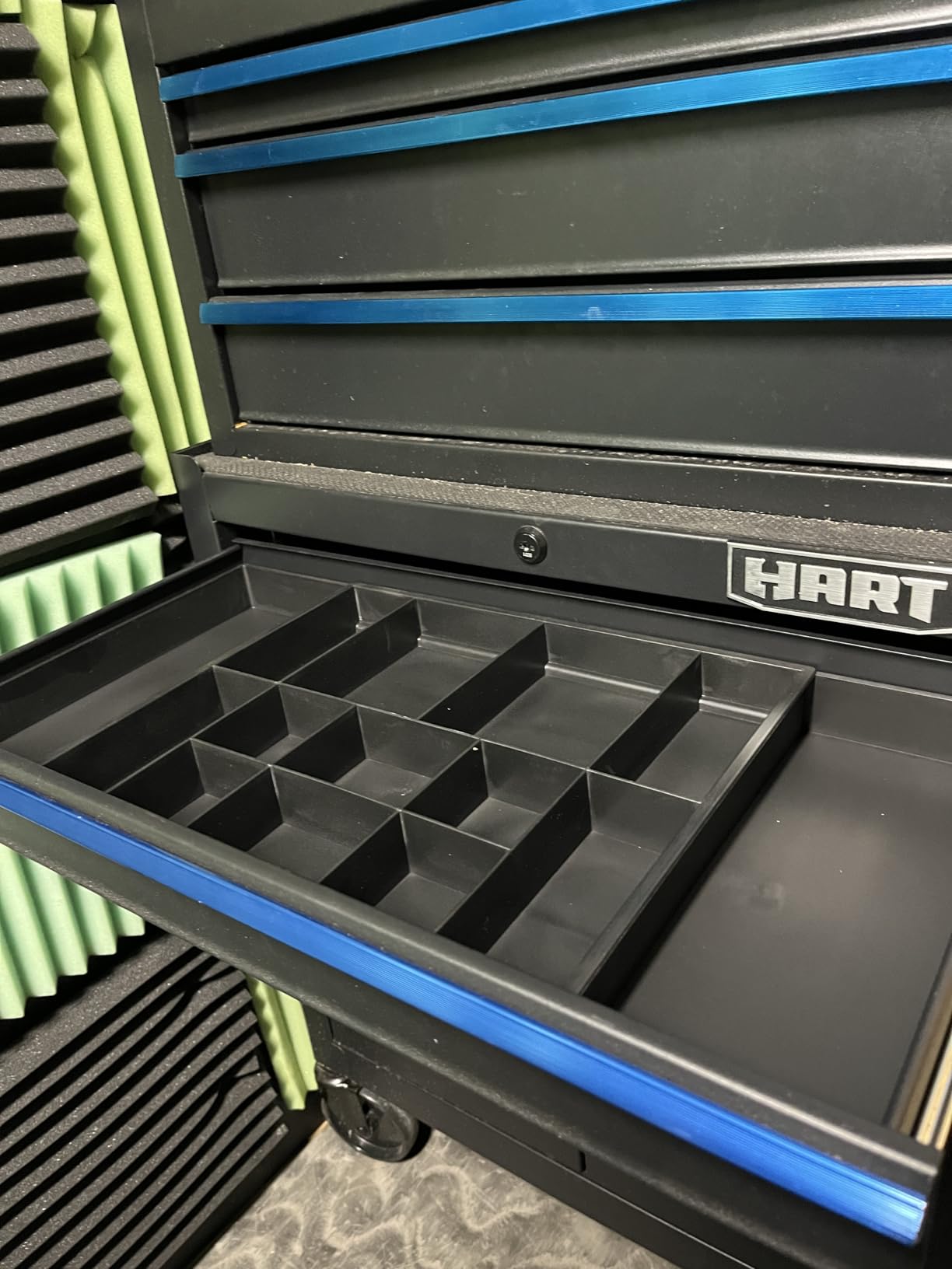 Tool Box Organizer Tray Divider Set, Expandable Large Toolbox Storage Tray Kit, Rolling Tool Chest Drawer Bins, Hardware Screwdrivers Pliers Organization, 2pcs low profile Trays customer photo 1