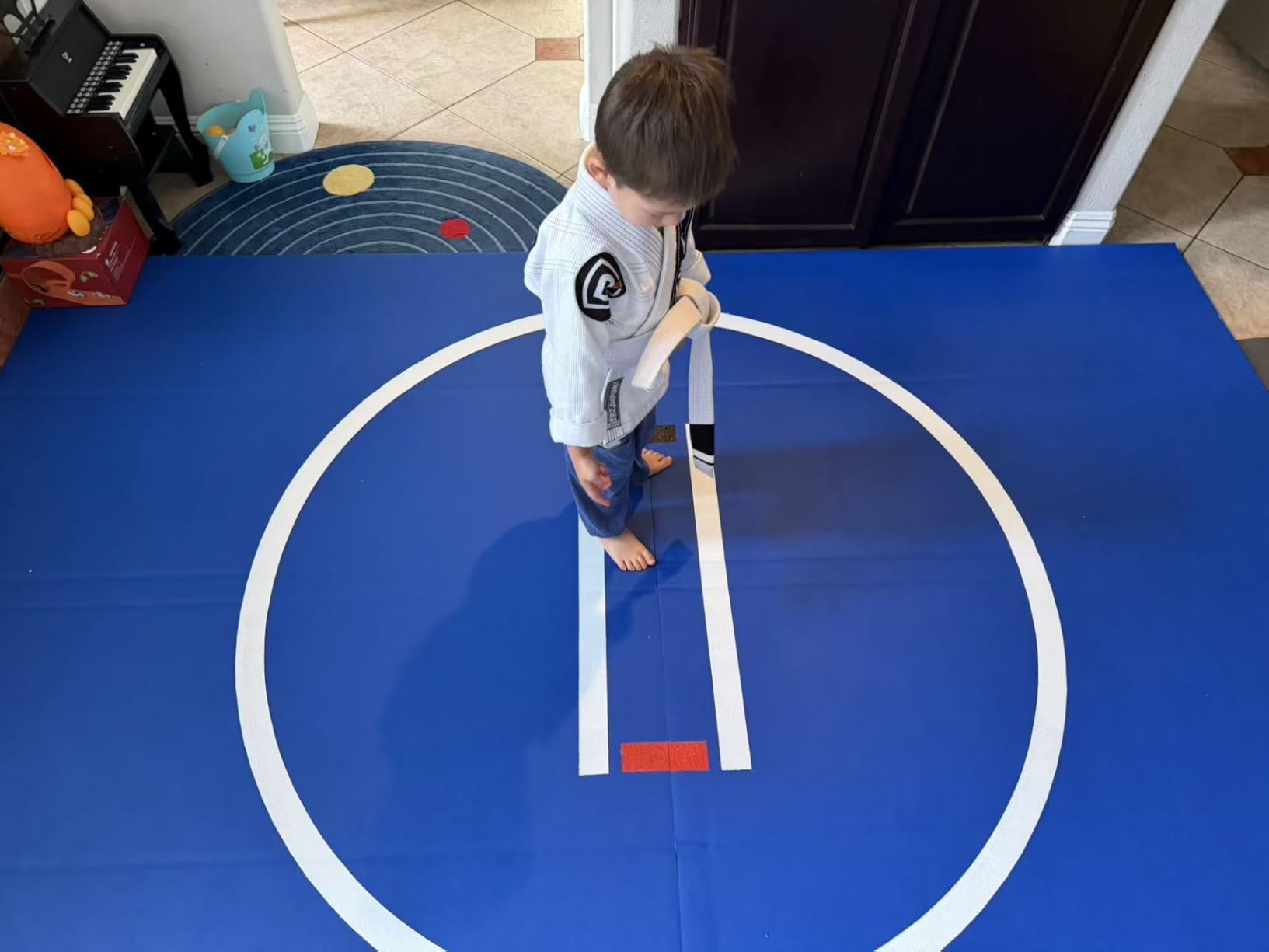 Wrestling Mat 10'x10'/8'x8'/6.6'x10' for Home Outdoor Indoor, 1.2