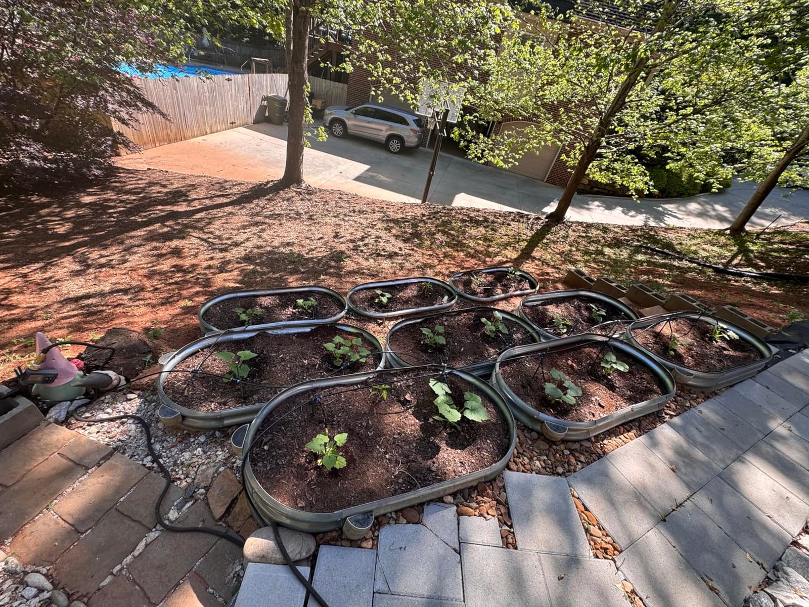 60FT Drip Irrigation System with Smart Water Timer | Brass Connectors, 360° Adjustable Nozzles and Bendable Tubing for Garden, Greenhouse, Lawn, Raised Beds and Potted Plants customer photo 2
