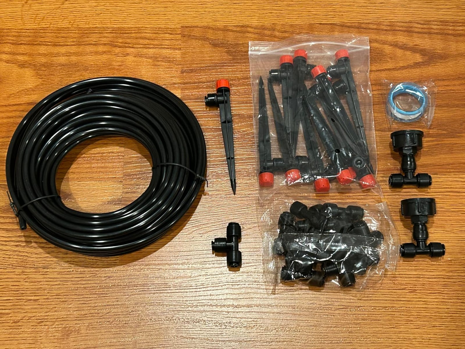 Pawfly 50ft Drip Irrigation System Kit - Quick-Connect Garden Watering System with 1/4