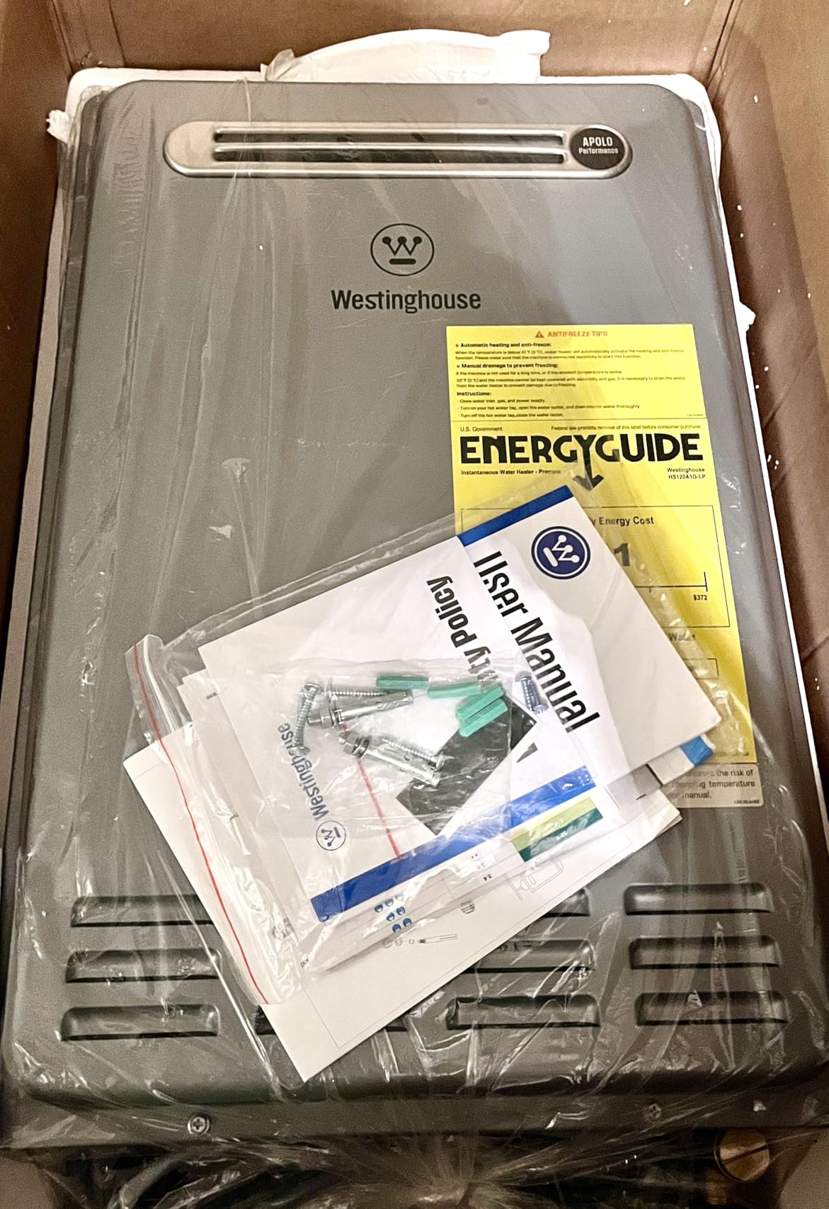 Westinghouse Tankless Water Heater Gas Indoor, 7.9 GPM 180,000 BTU | Whole House Natural Gas Heater, Smart WiFi App Control, ±1°F Temperature Stability, Non-Condensing for 3-5 Fixtures customer photo 2