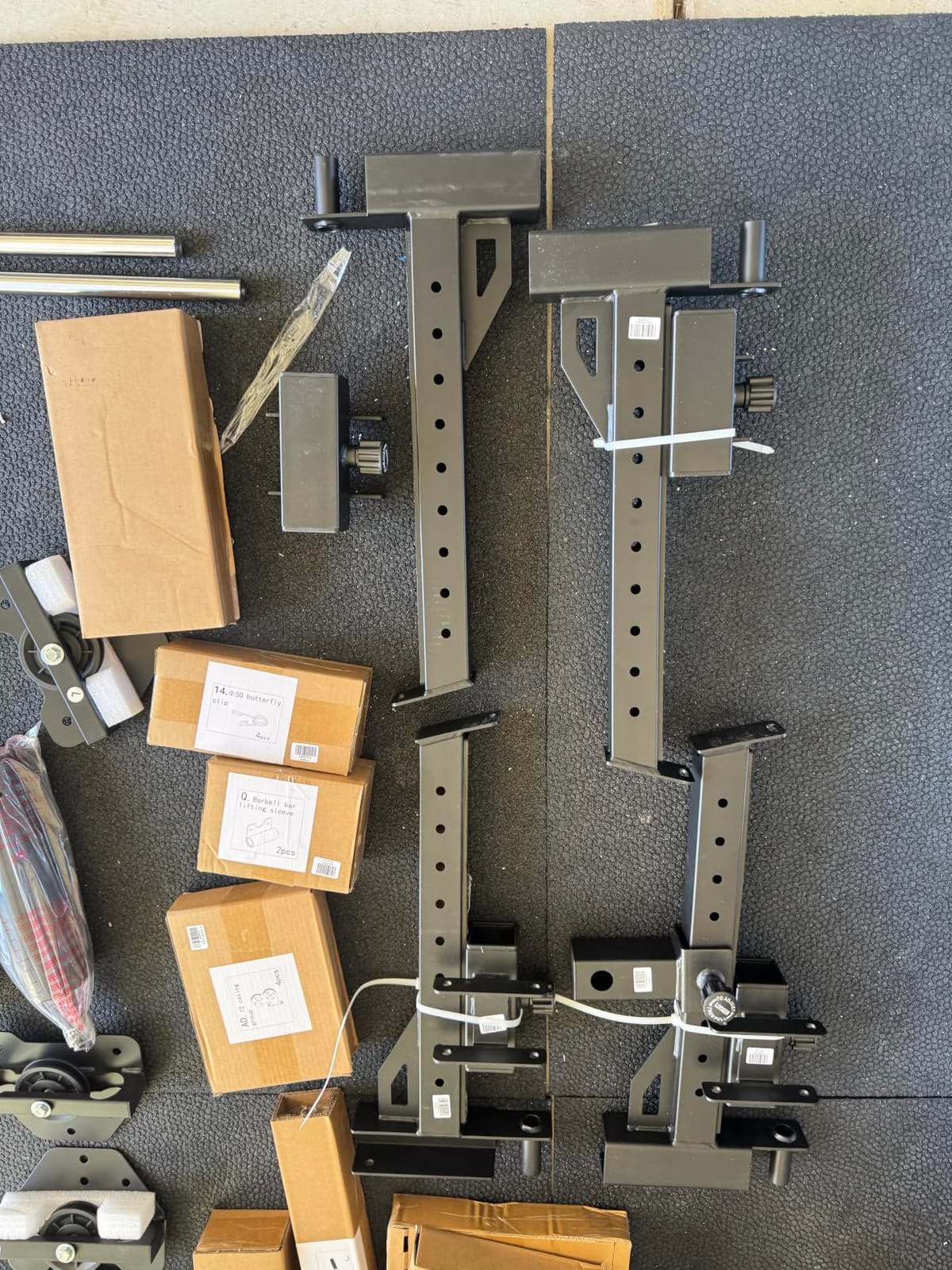 MAJOR FITNESS Drone3 Smith Machine, 2500lbs All-in-One Home Gym Power Rack with Dual Pulley System for Cable Crossover, Pull-Up Bars customer photo 1