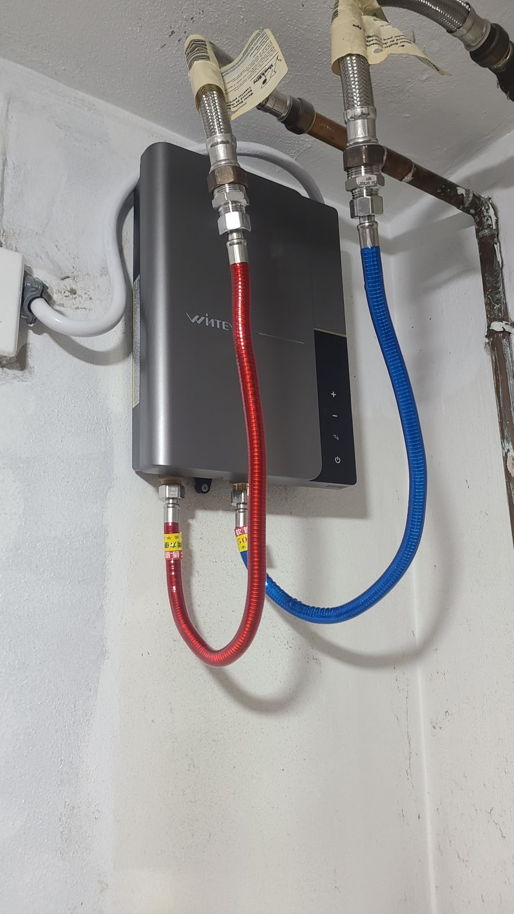 13kW Tankless Water Heater Electric 240V, Instant Hot Water Bathroom customer photo 2