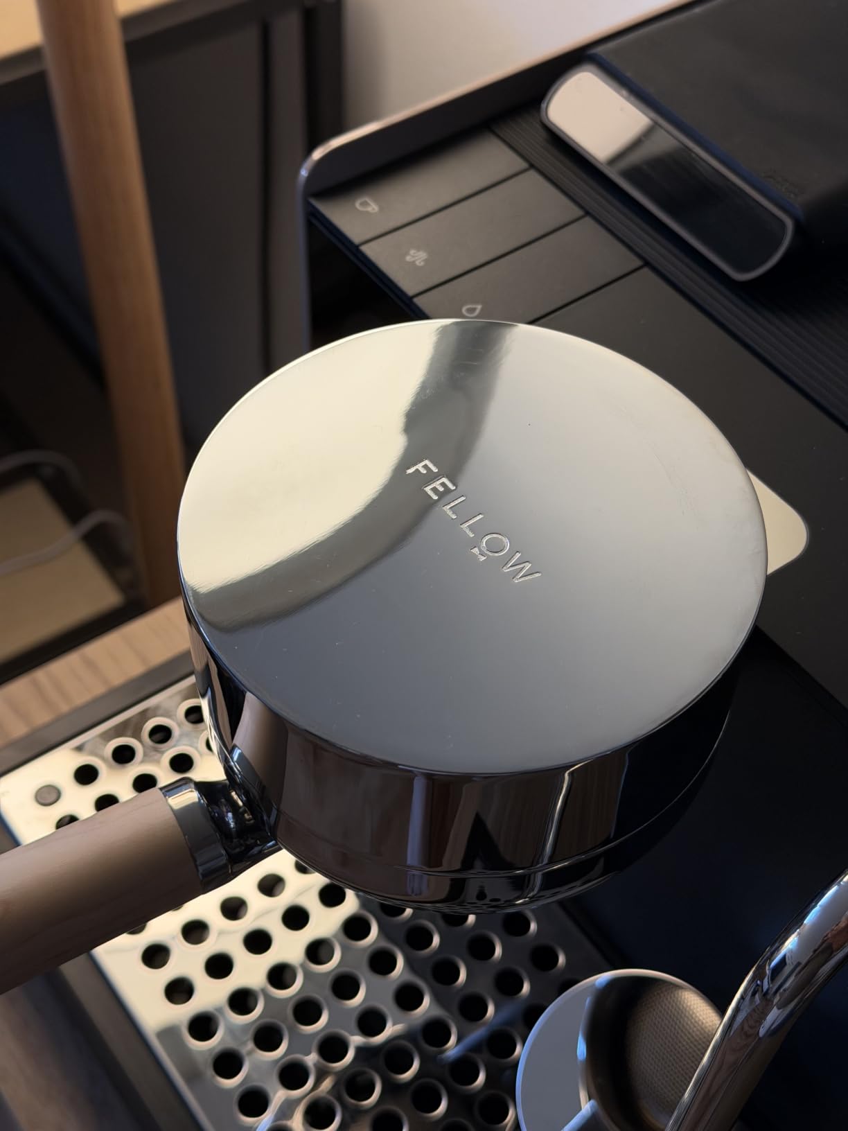 Fellow Espresso Series 1 - Espresso Machine, Pressure Profiling | 58mm Portafilter, Heats Under 2 Min, Temperature Control, Steam Wand, for Lattes & Cappuccinos, Matte Black customer photo 1
