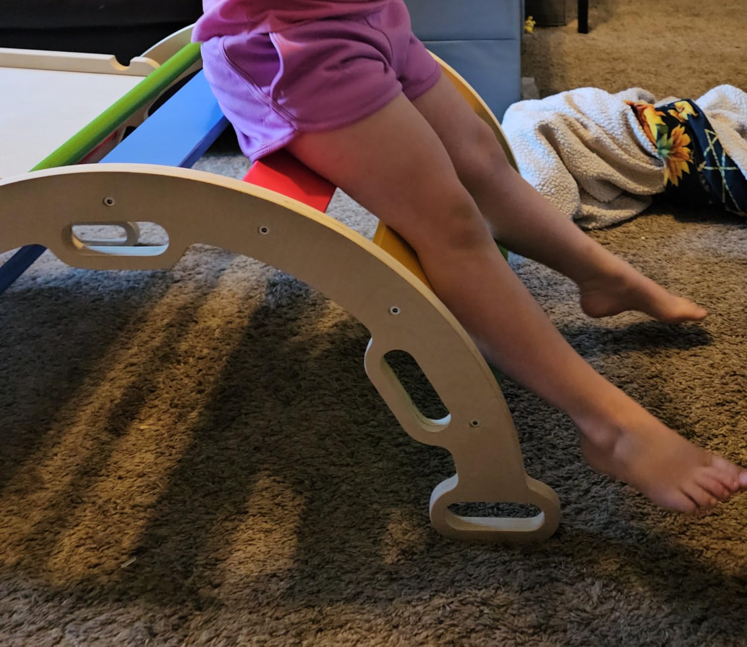 doowroodni Pikler Triangle Set 7in1 Toddler Climbing Toys Indoor Foldable Baby Climbing Toys Wooden Montessori Climbing Set with Arch, Ramp, Ladder for 1-3 Years, Jungle Gym for Kids customer photo 1