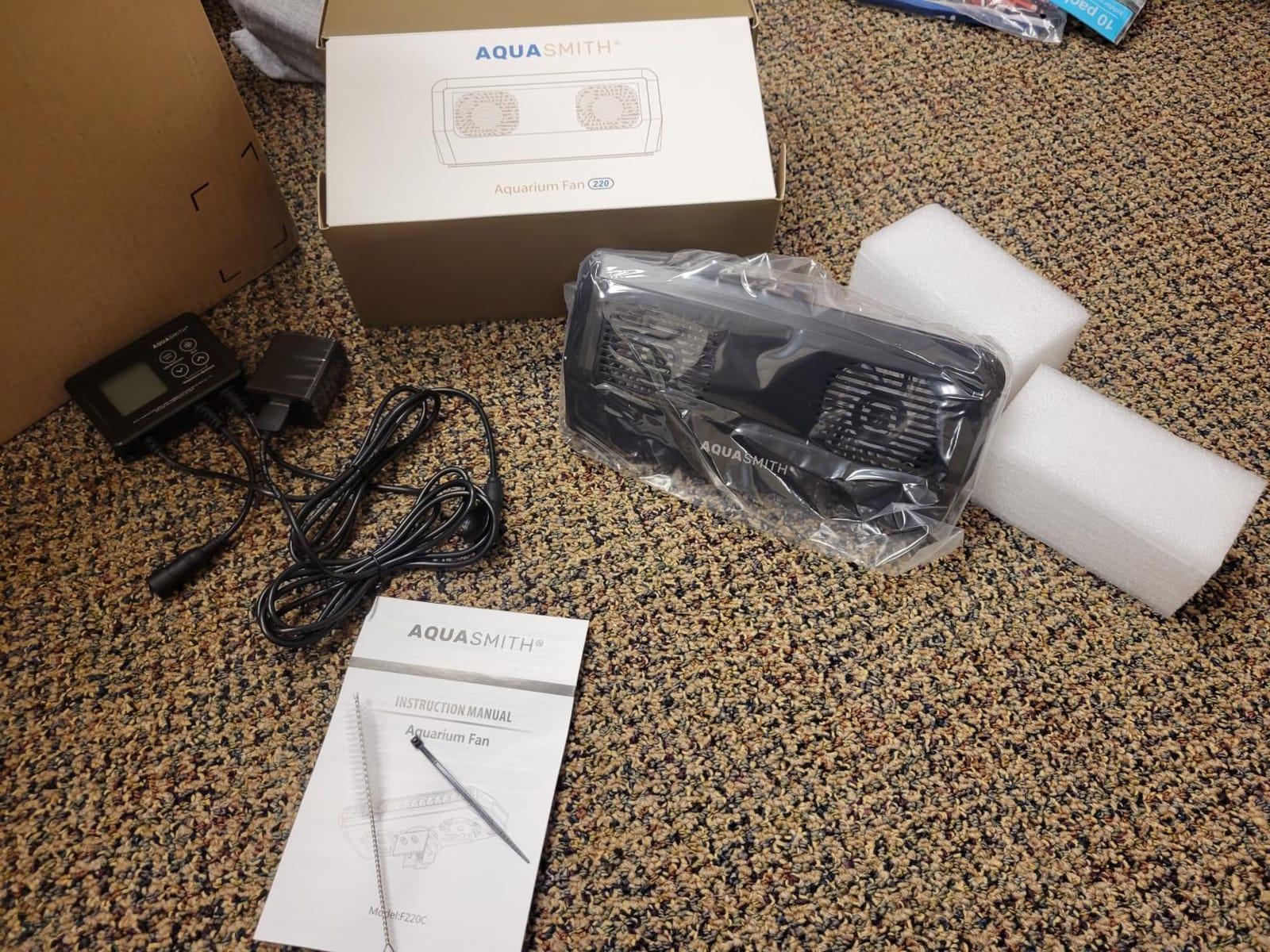 AQUASMITH Aquarium Chiller Fan, Fish Tank Cooler with Temperature Control customer photo 1