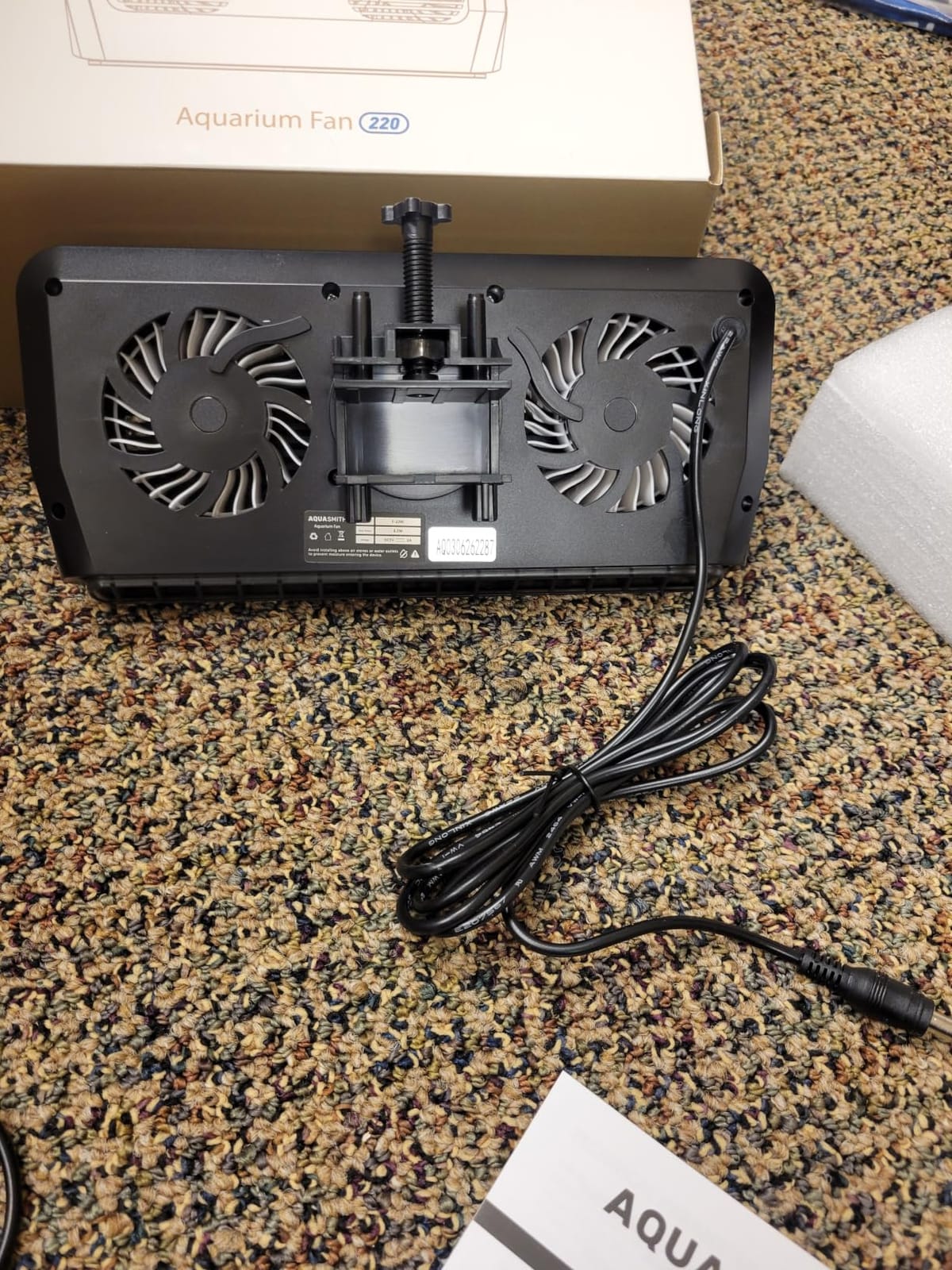 AQUASMITH Aquarium Chiller Fan, Fish Tank Cooler with Temperature Control customer photo 2