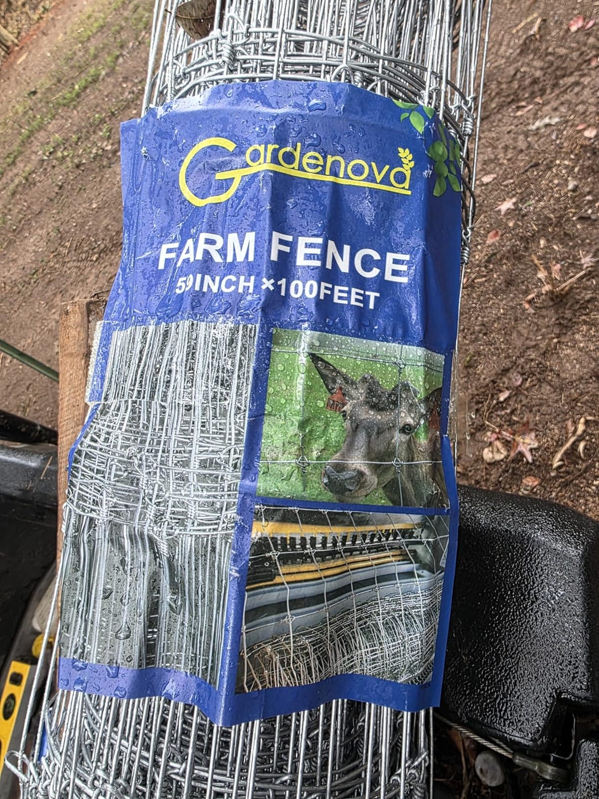 6ft x 100ft Thicker Heavy-Duty Livestock Fence, High-Zinc Galvanized Cattle Fence, Farm Wire Fencing for Hog, Goat, Deer & Horse customer photo 1
