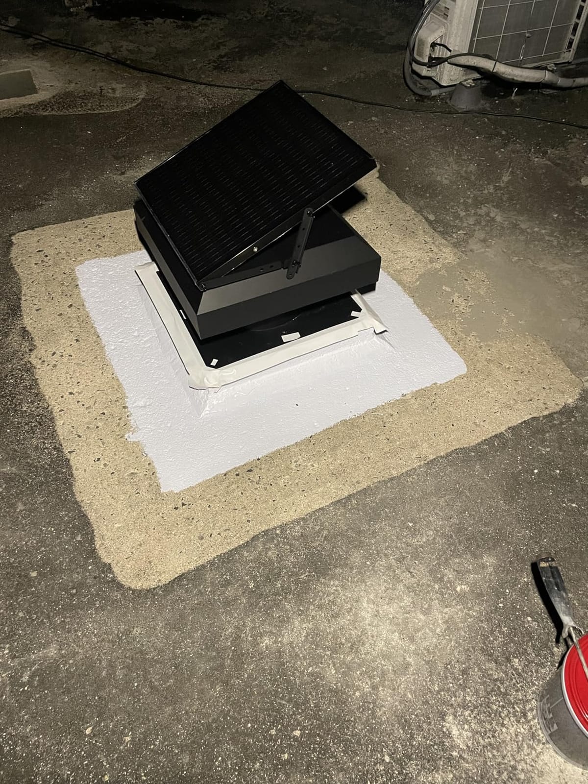 40W Solar Attic Fan with Thermostat, 12
