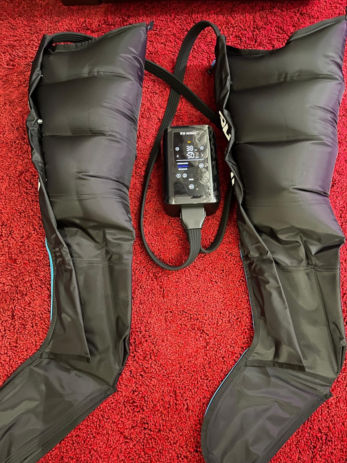 Air Compression Recovery System, Cordless 5-Zone Leg Massager | Recovery Boots with 5 Chambers, Customized Zone Massage Optional, FSA-HSA (Medium) customer photo 2