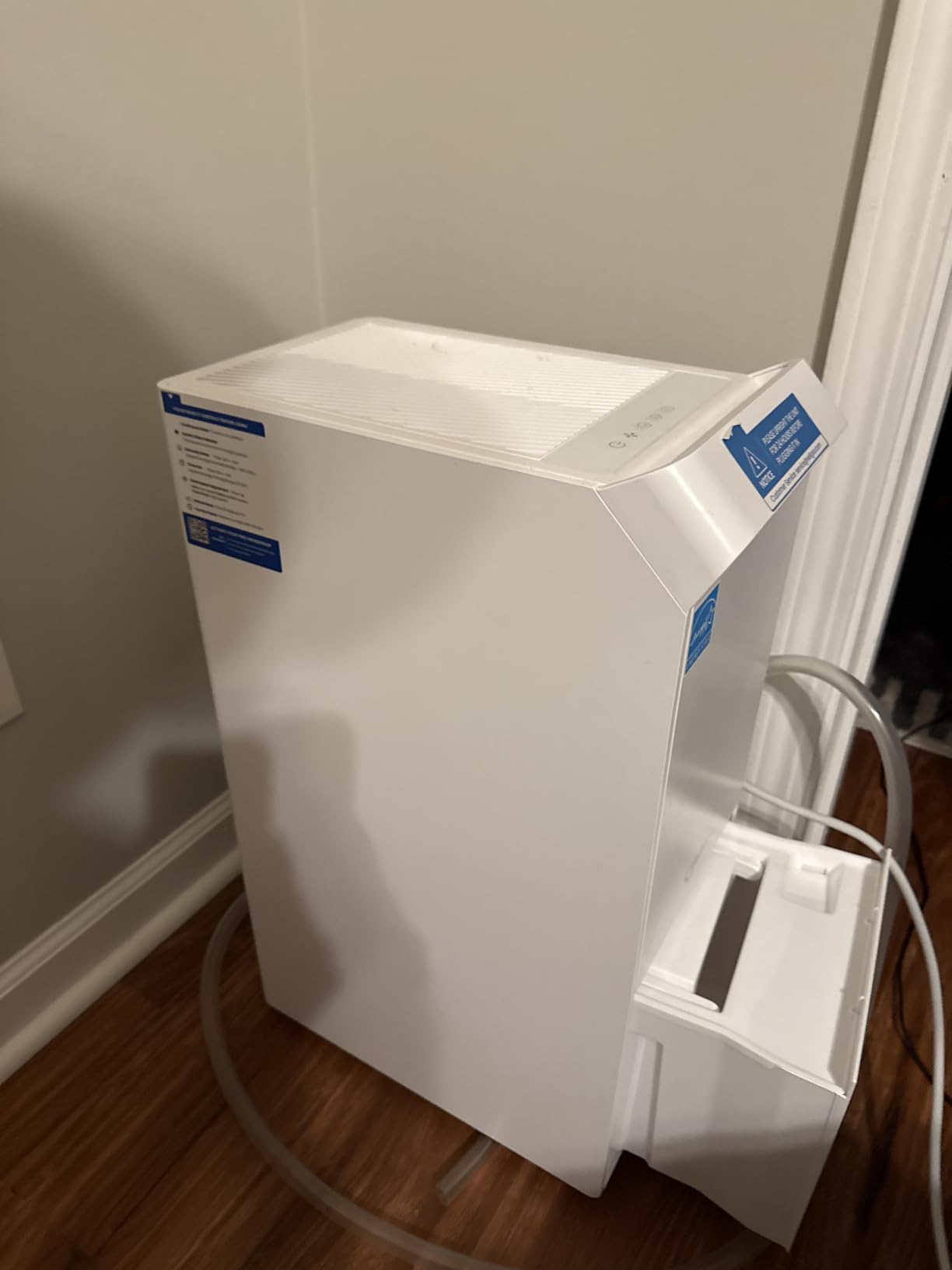 5000 Sq Ft ENERGY STAR Most Efficient Dehumidifier with Pump for Basement | Max 100 Pints/Day with Drain Hose, Auto Defrost, Smart Humidity Control, Auto Restart, for Home and Large Rooms customer photo 1