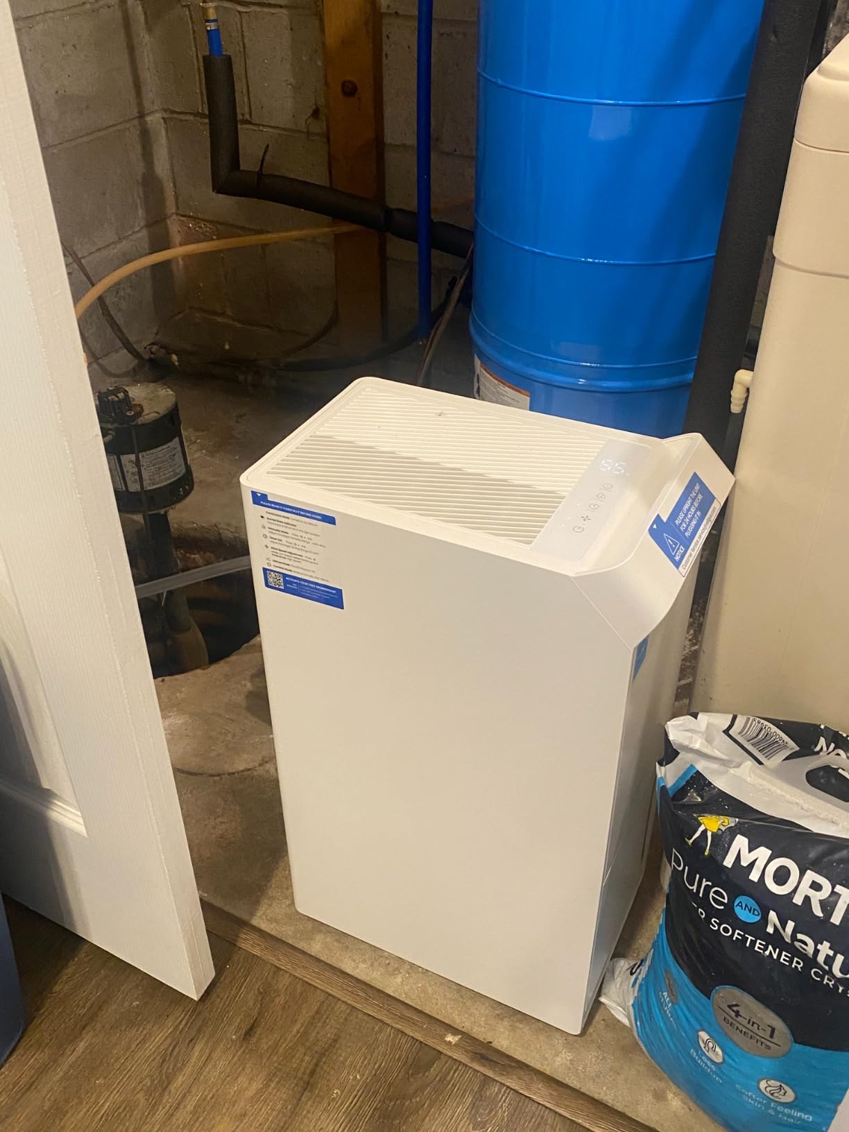 5000 Sq Ft ENERGY STAR Most Efficient Dehumidifier with Pump for Basement | Max 100 Pints/Day with Drain Hose, Auto Defrost, Smart Humidity Control, Auto Restart, for Home and Large Rooms customer photo 2