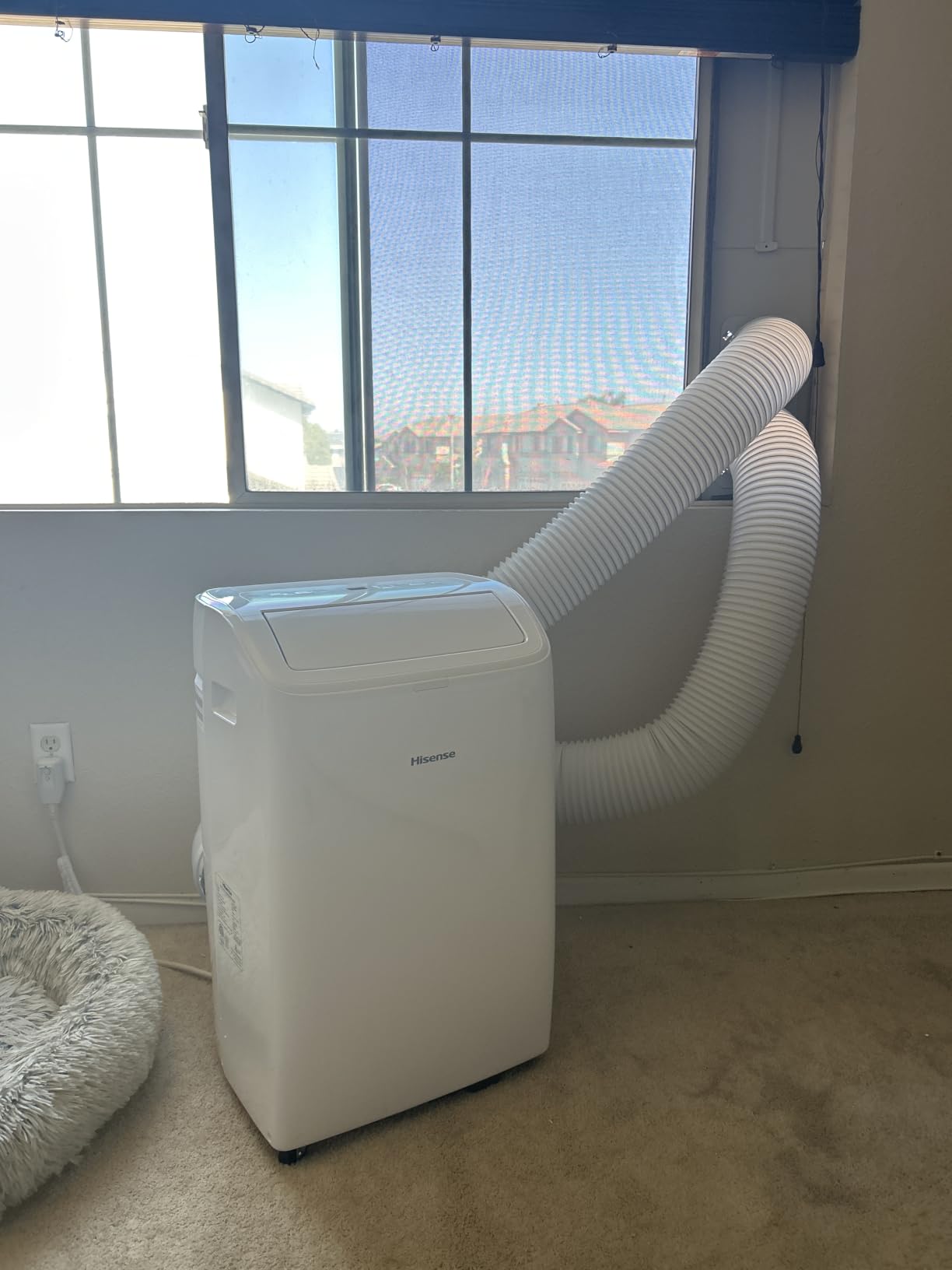 Hisense 8,000 BTU DOE/SACC (10,000 ASHRAE) Portable Air Conditioner Dual Hose & Inverter, 350 Sq Ft, Wi-Fi, ConnectLife App Google & Alexa, 3 operating modes, Noise 42 dB HAP0825TWD (Renewed) customer photo 2