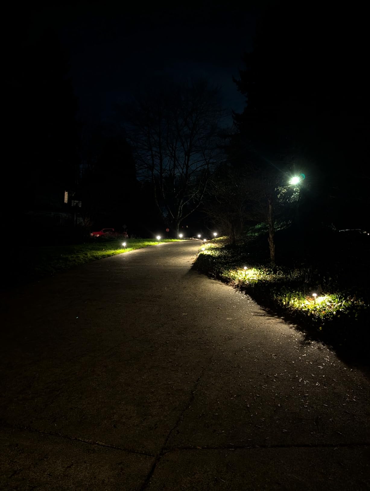 PARTPHONER Low Voltage Landscape Lighting 12-Pack, Aluminum 12V Pathway Lights with G4 Bulbs, Waterproof Oil Rubbed Bronze Color Wired Path Lights with Connectors for Walkway Yard Garden customer photo 2