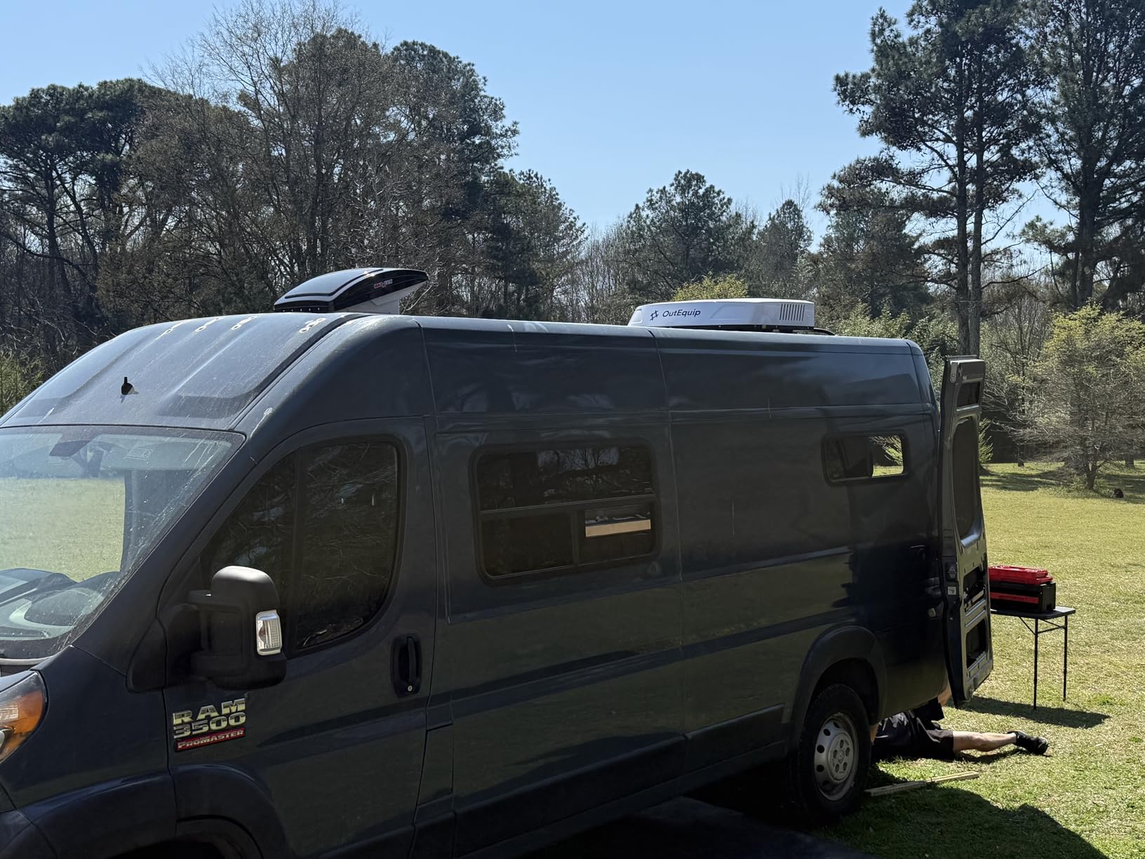 12V RV Air Conditioner with Heat Pump, 11,500 BTU Rooftop AC Unit for Vans, Campers, Trailers, Low Power Consumption, Quiet Operation customer photo 1
