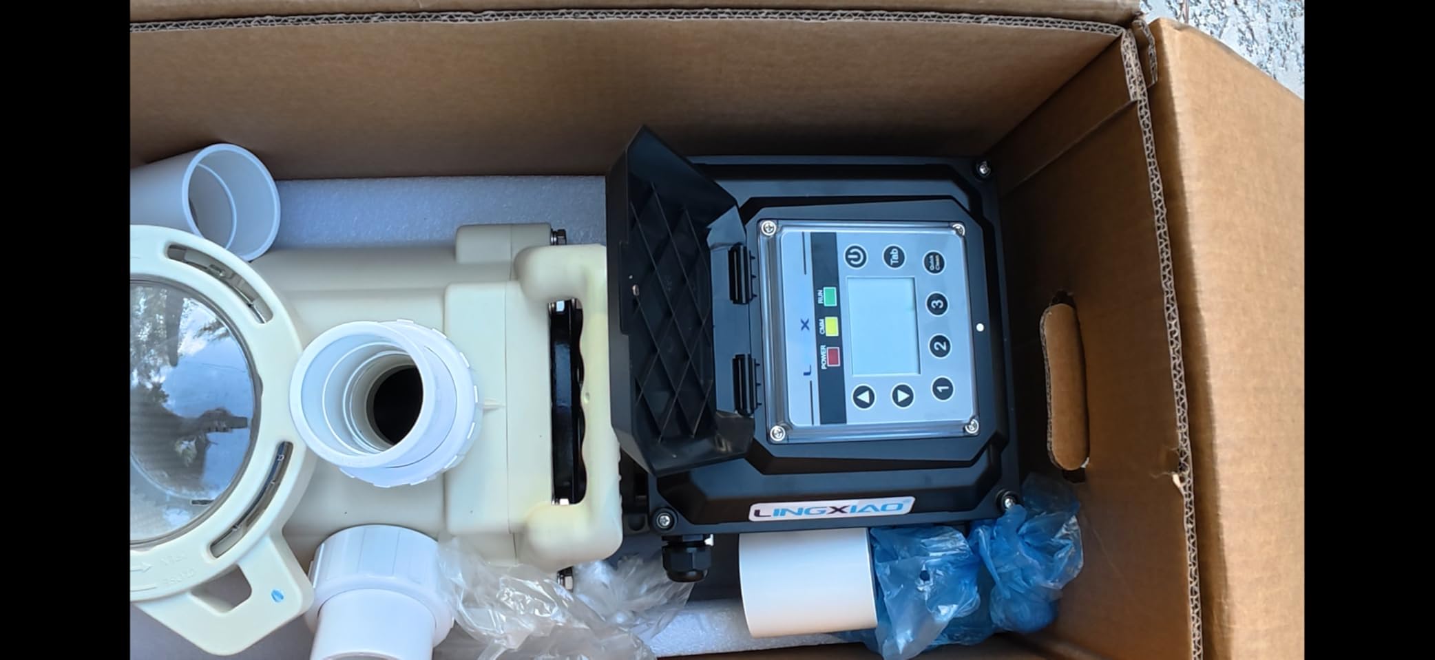 Smart Variable Speed Pool Pump 2 HP, 115/208-230V, In/Above Pool Pump With Smart Life APP Control, Energy Star Certificate, High Flow & Self Priming - (2025 New Upgrade) customer photo 1
