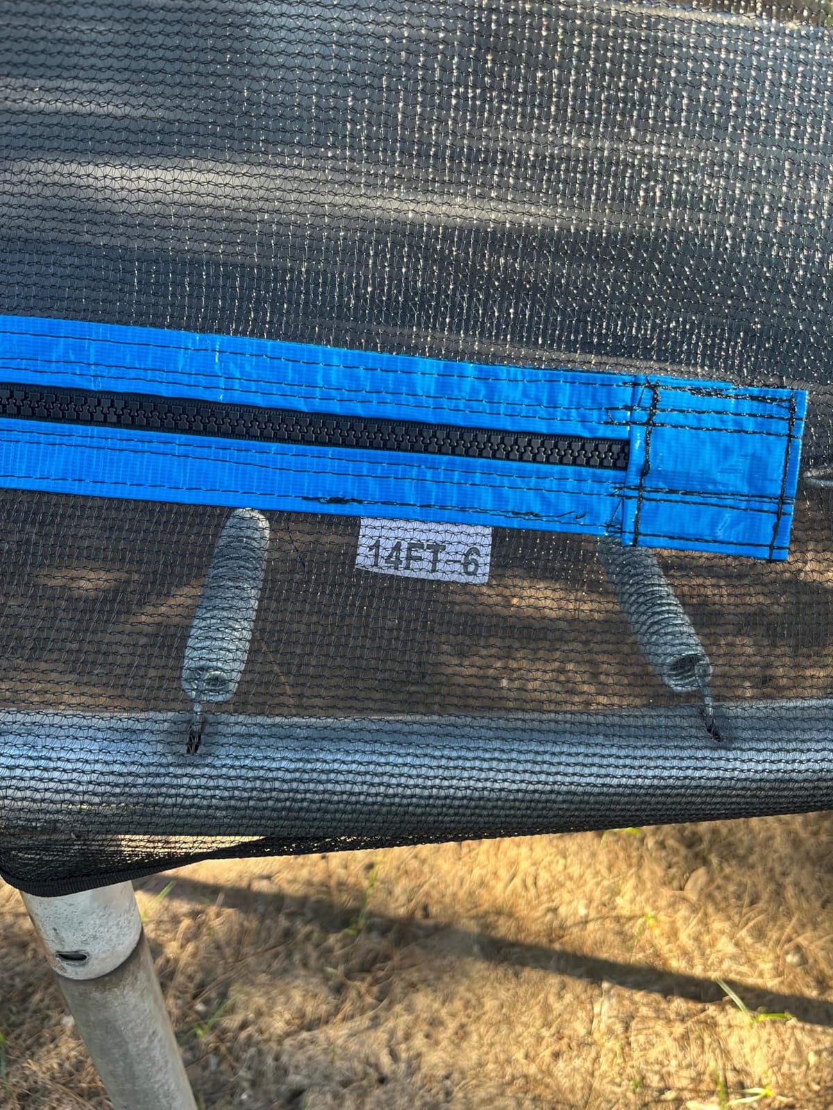 Zoomster Trampoline Replacement Enclosure Pole with 14FT Trampoline Enclosure Net customer photo 1
