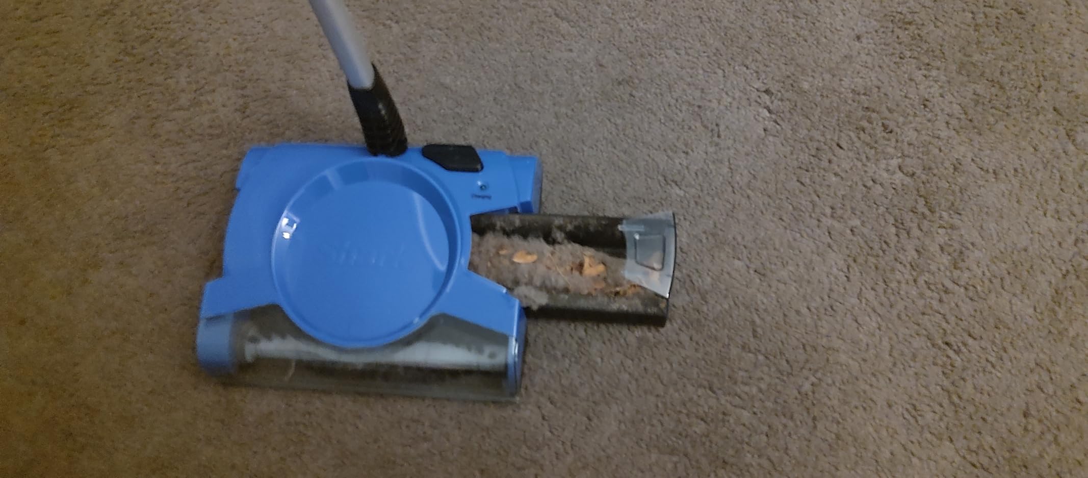 Shark Rechargeable Floor Sweeper, Motorized Brushroll, Compact Swivel Design, Easy-Empty Dust Cup, 10
