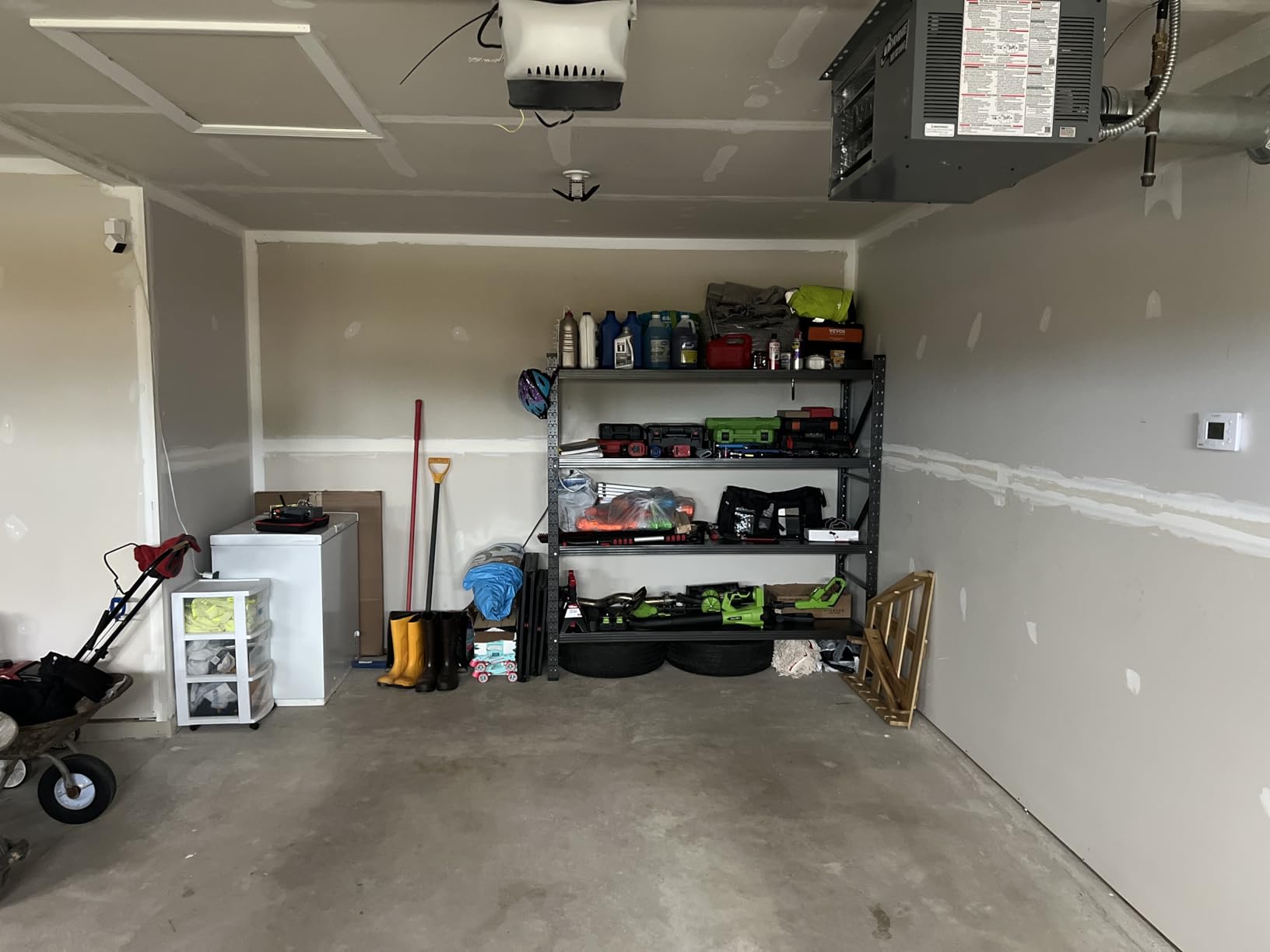 BYNSOE Heavy Duty Storage Shelving Unit 71''W, 4 Tier Adjustable Garage Shelving Rack, 5000 lbs Capacity Steel Storage Rack, Shelves for Garage, Basement, Warehouse 71 W X 24