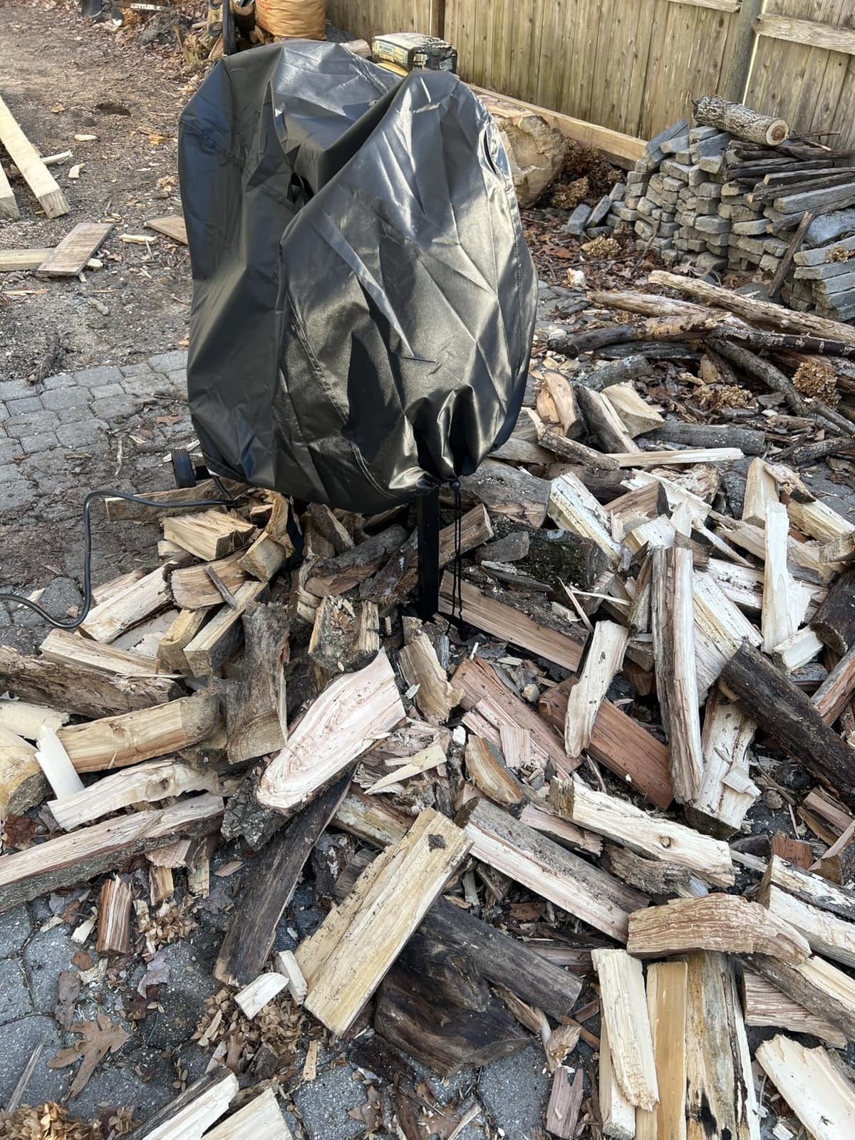 BILT HARD 6.5 Ton Electric Log Splitter with Stand - 15 Amp Motor Wood Splitter with Hydraulic Ram customer photo 1