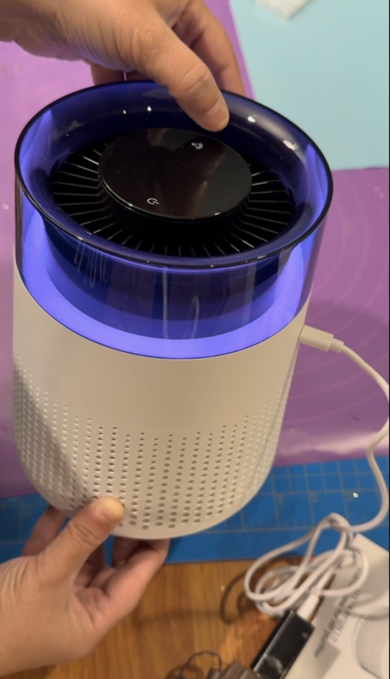 Epoxy Resin air Purifier, with Filter Element Purifier with Night Light | Resin molding and Casting air Filtration System, epoxy Tool Accessories consumables customer photo 1