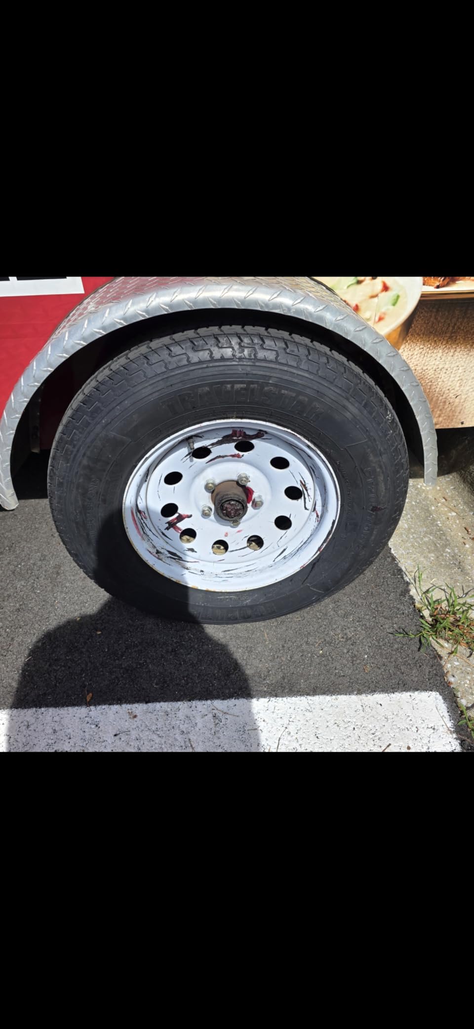dreamdragon 3500 lbs Trailer Axle with 5-Lug 4.5'' Hubs - 85
