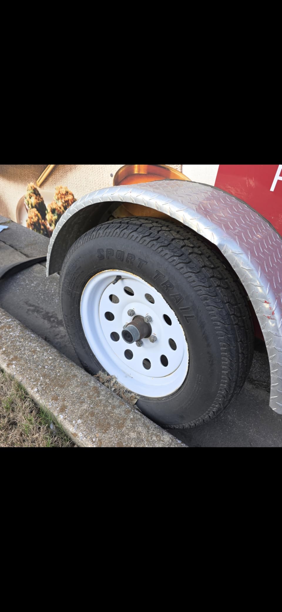 dreamdragon 3500 lbs Trailer Axle with 5-Lug 4.5'' Hubs - 85