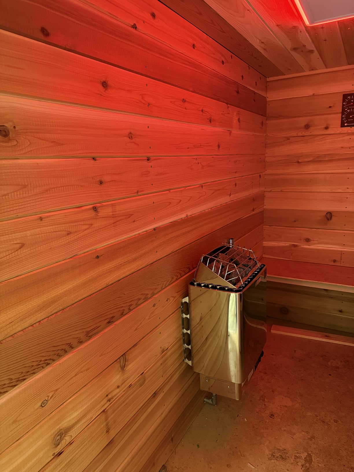 Harvia KIP80B, KIP Series, 8kW Sauna Heater, Built-in Controls(Sauna Stones Included) customer photo 2
