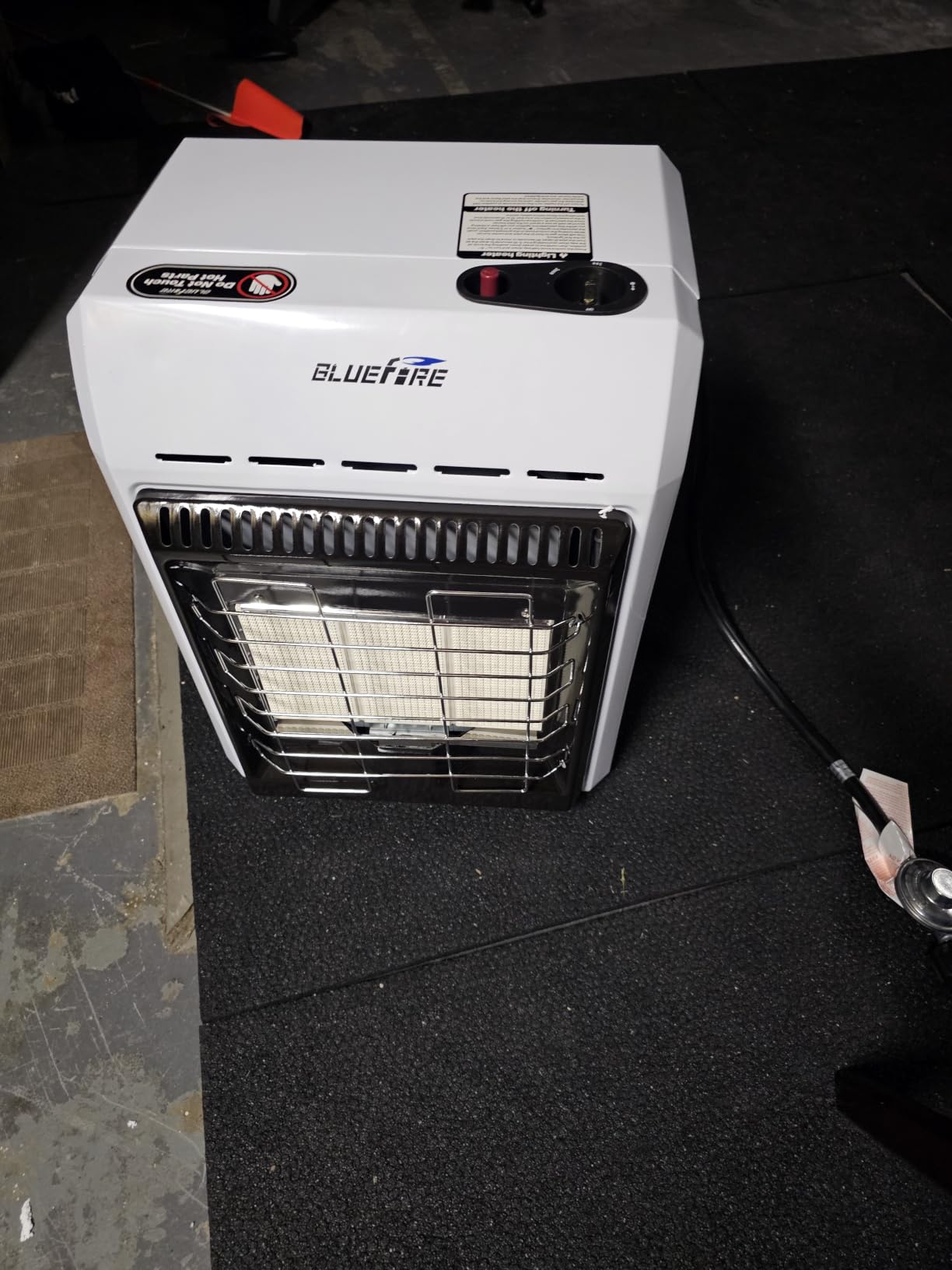 Propane Heater Indoor and Outdoor, 18000 BTU Propane Patio Heater with ODS & Tip-over Protection customer photo 2