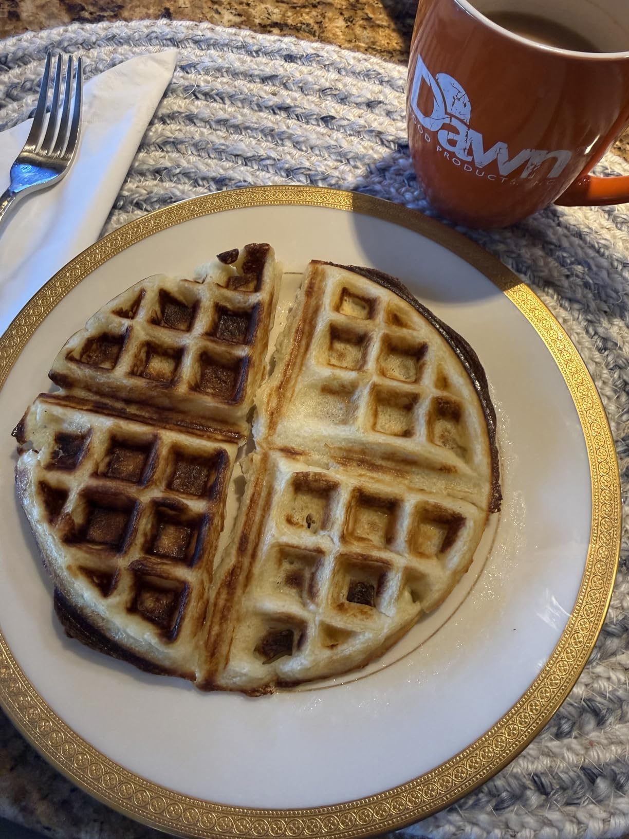 Cuisinart Double Flip Belgian Waffle Maker, Stainless Steel, 1400W | Double flip waffle iron with nonstick plates, ready indicator lights & adjustable browning for every preference, WAF-F40NAS customer photo 1