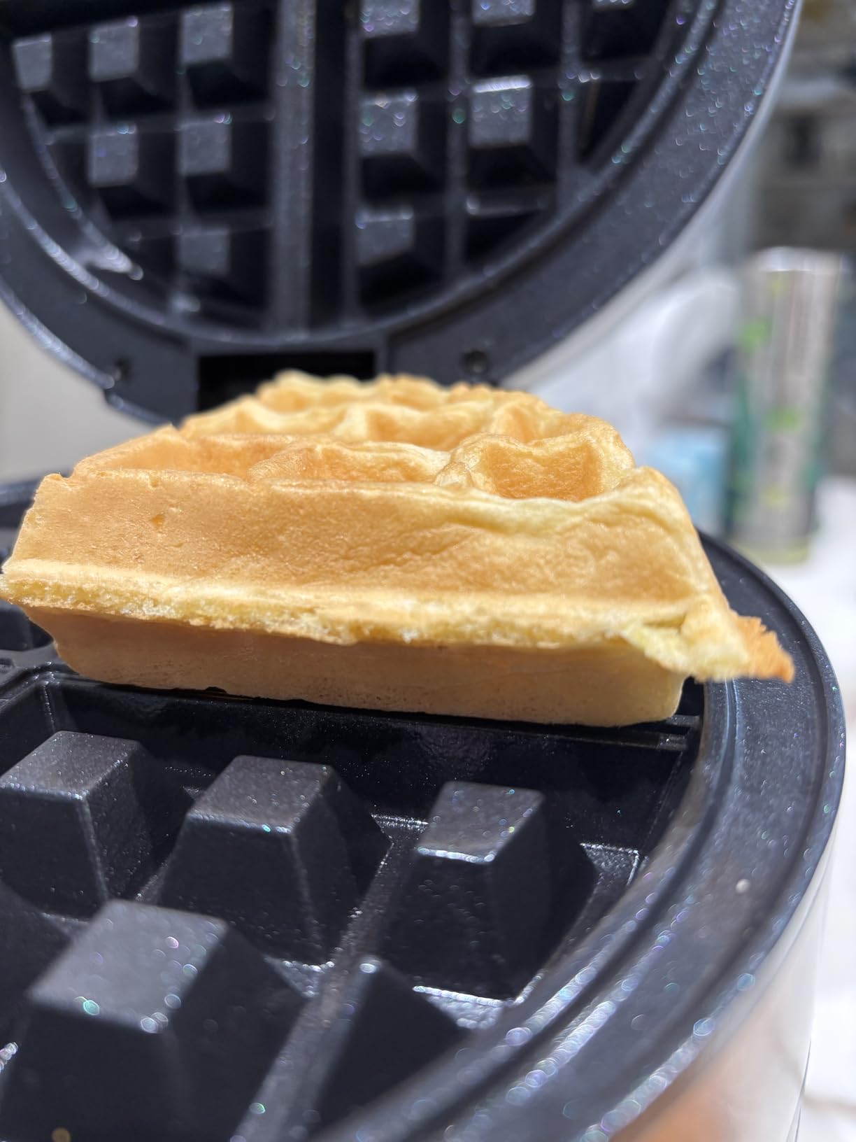 Cuisinart Double Flip Belgian Waffle Maker, Stainless Steel, 1400W | Double flip waffle iron with nonstick plates, ready indicator lights & adjustable browning for every preference, WAF-F40NAS customer photo 2